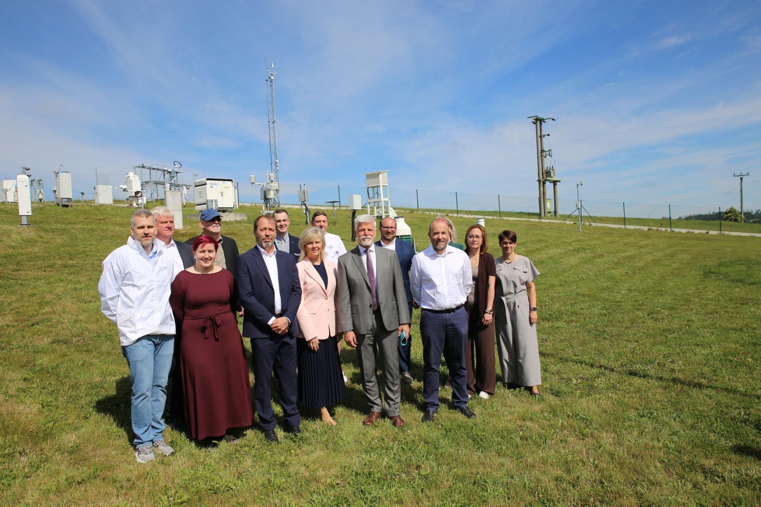 Petr Pavel na observatoři Košetice - Petr Pavel na observatoři Košetice (12/12)