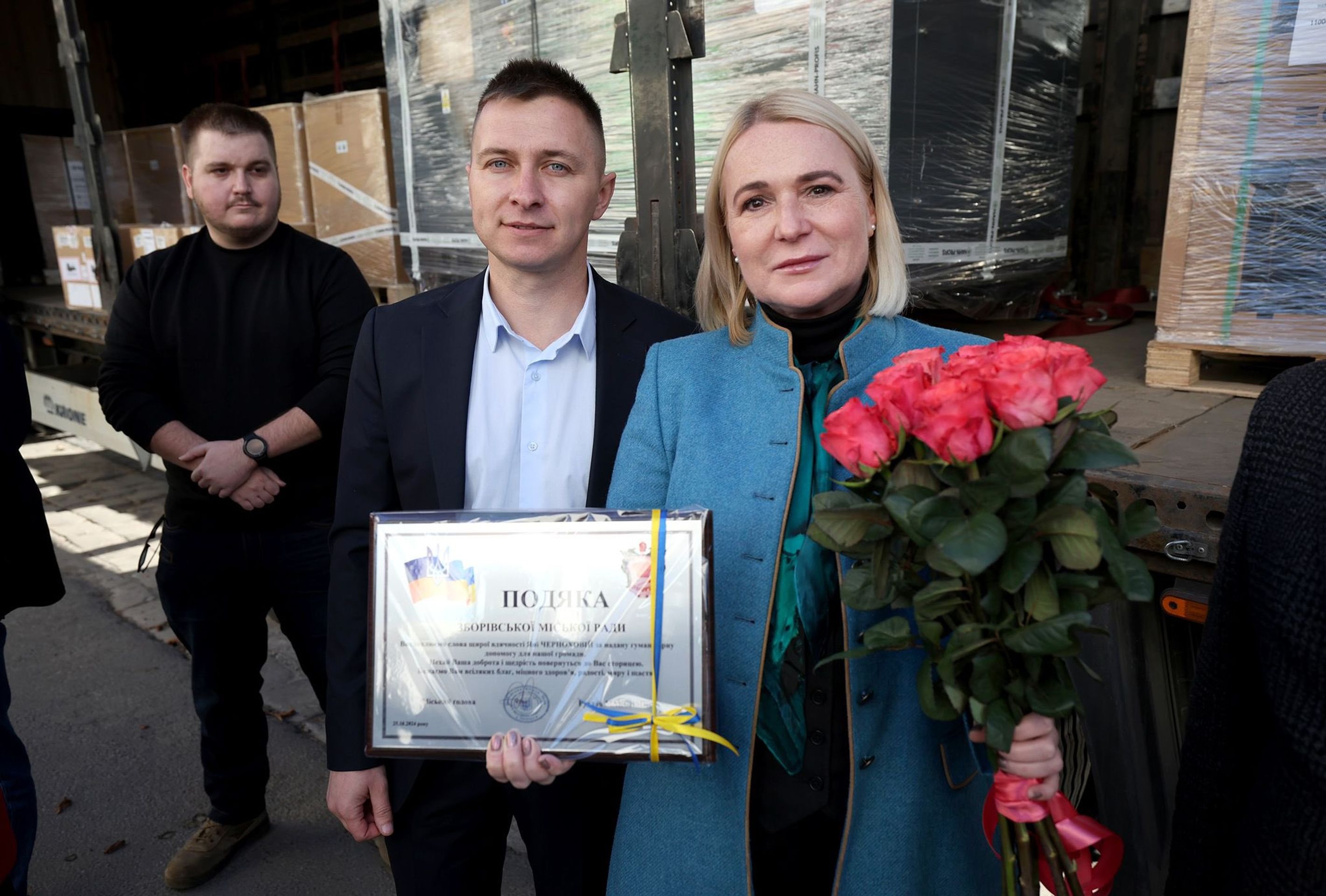Jana Černochová na Ukrajině - Jana Černochová navštívila ukrajinský Zborov (3/4)