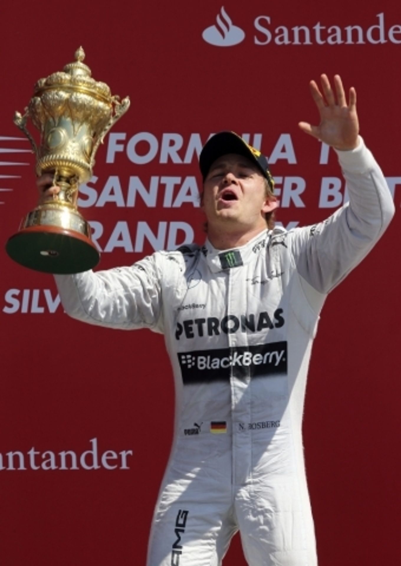 Nico Rosberg slaví vítězství v britské Grand Prix - 3 - GALERIE: Nico Rosberg slaví vítězství v Silverstonu (3/5)