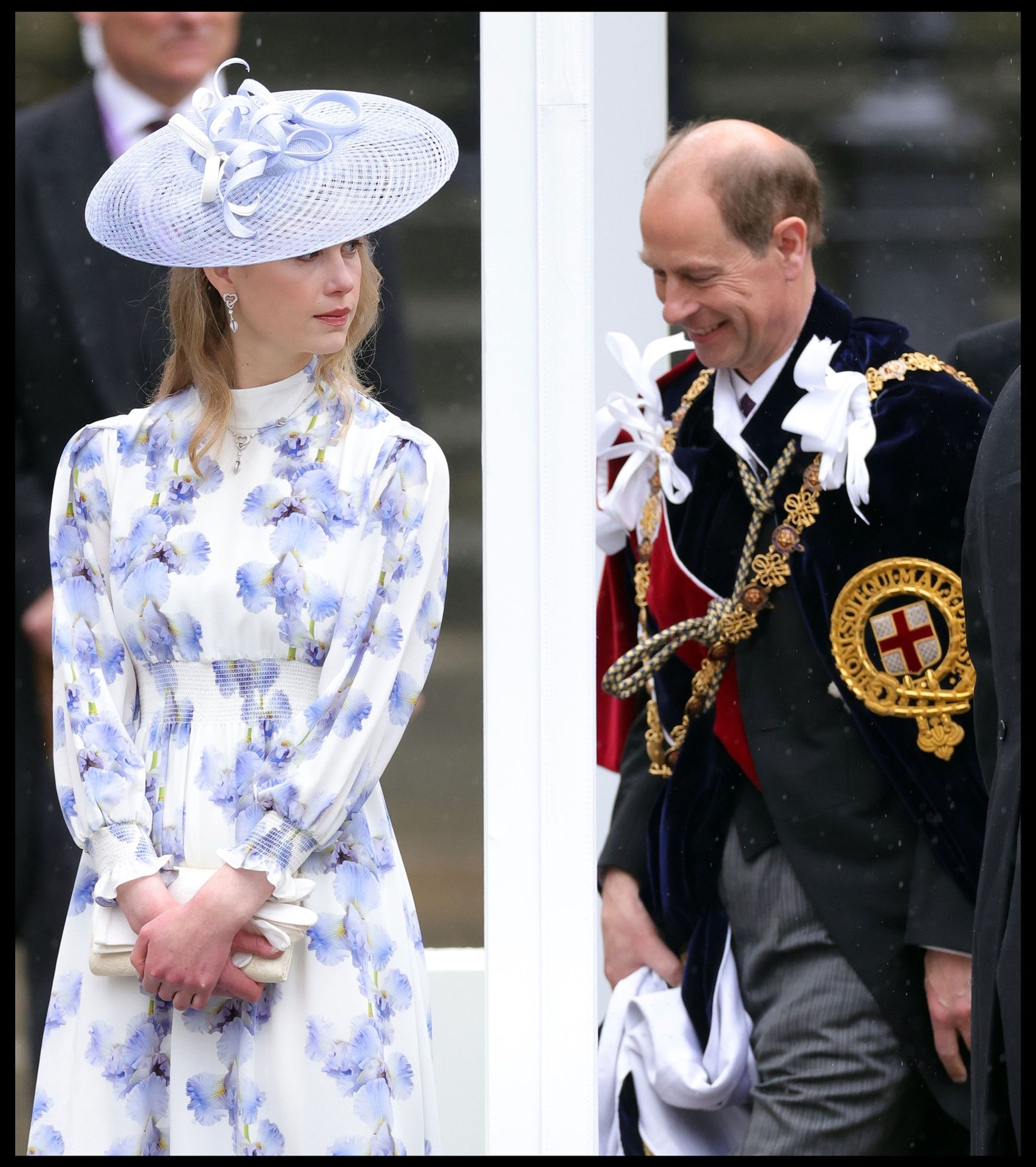Princ Edward a jeho dcera Lady Louise na korunovaci krále Karla III. - Princ Edward s rodinou (7/9)