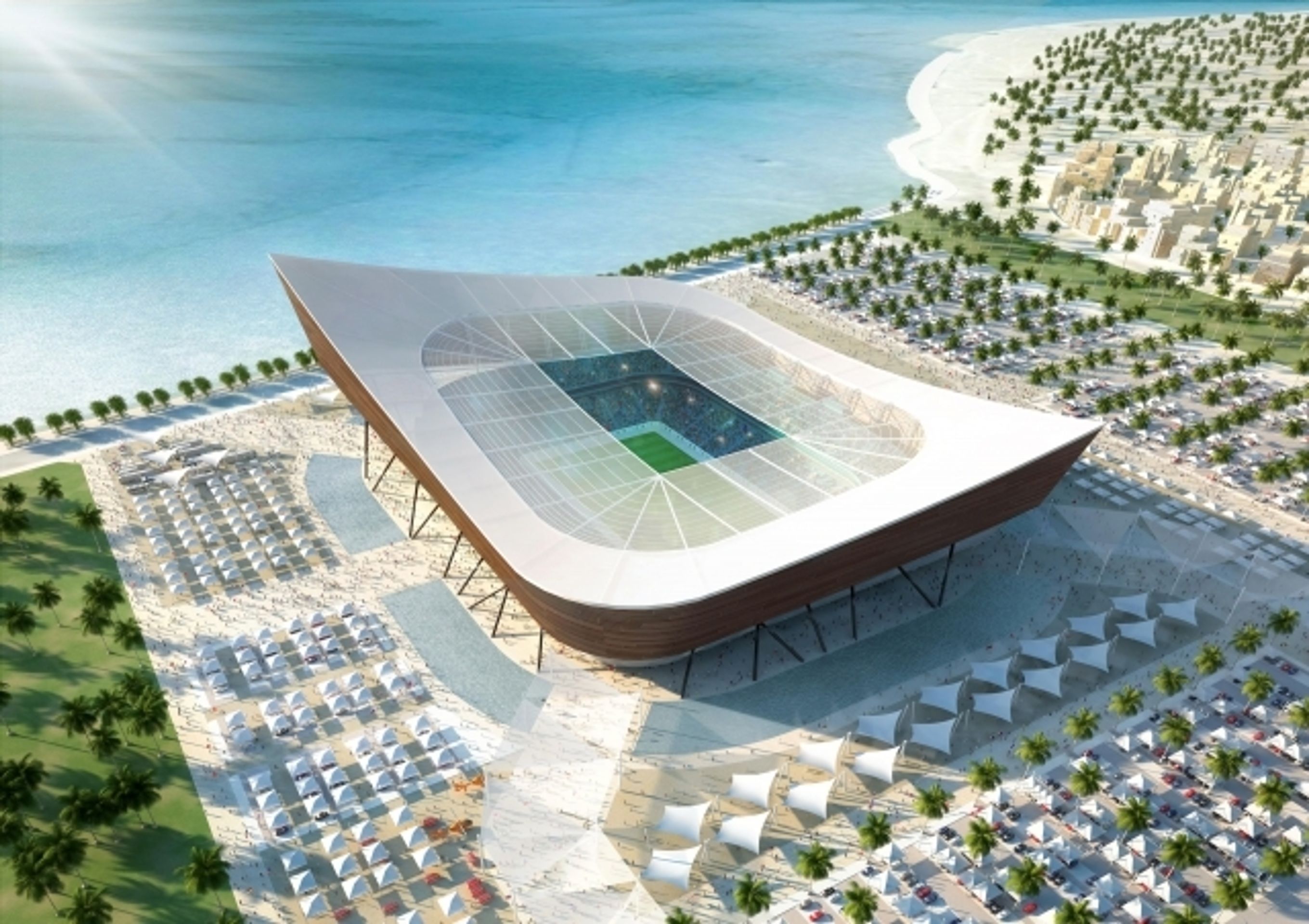 MS 2022 - Al-Shamal Stadium - GALERIE: Stadiony pro fotbalové MS 2022 v Kataru (3/11)