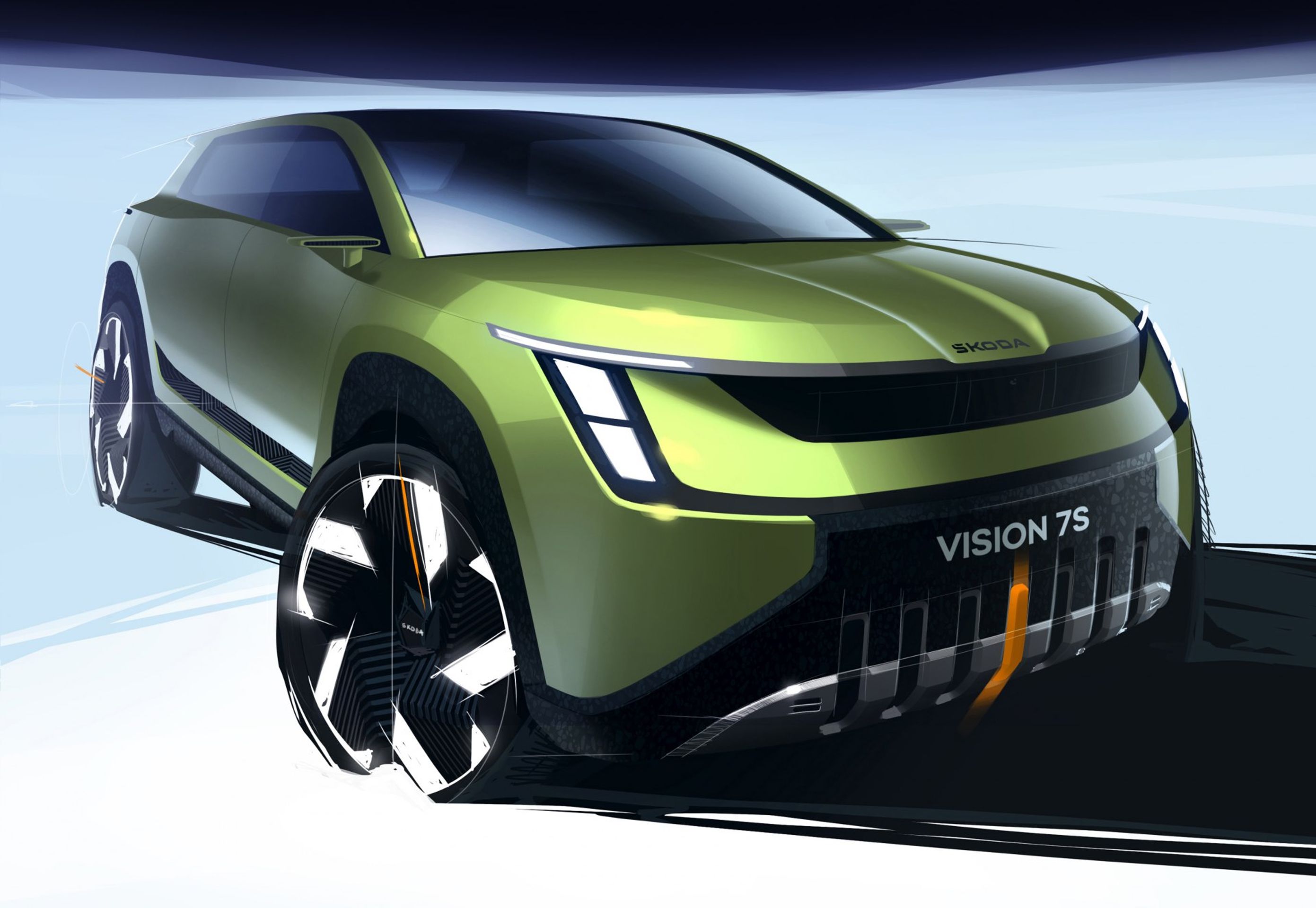 Koncept Škoda Vision 7S - Studie budoucího sedmimístného elektromobilu Škoda Vision 7S (6/14)
