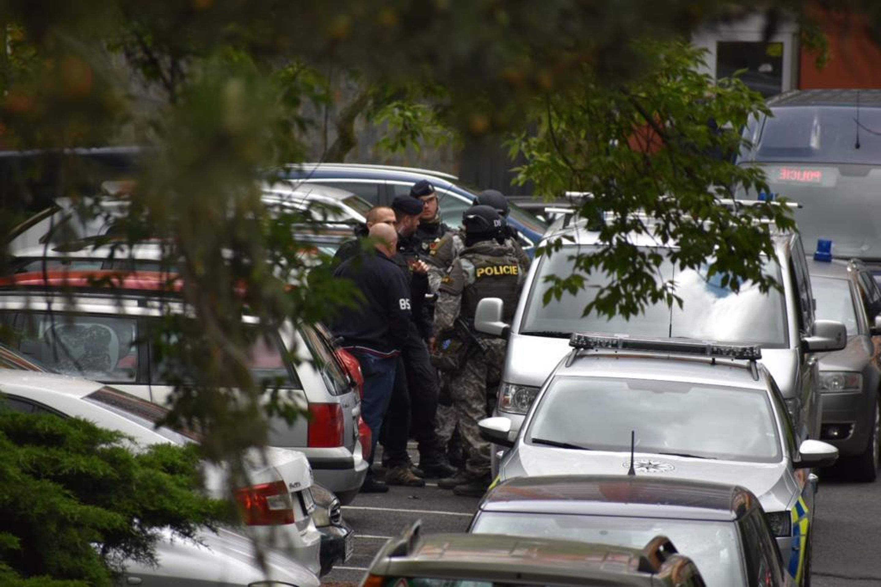 Policejní zásahovka v pražských Kobylisích - 6 - GALERIE: Do pražských Kobylis vyjížděla policejní zásahovka (6/11)