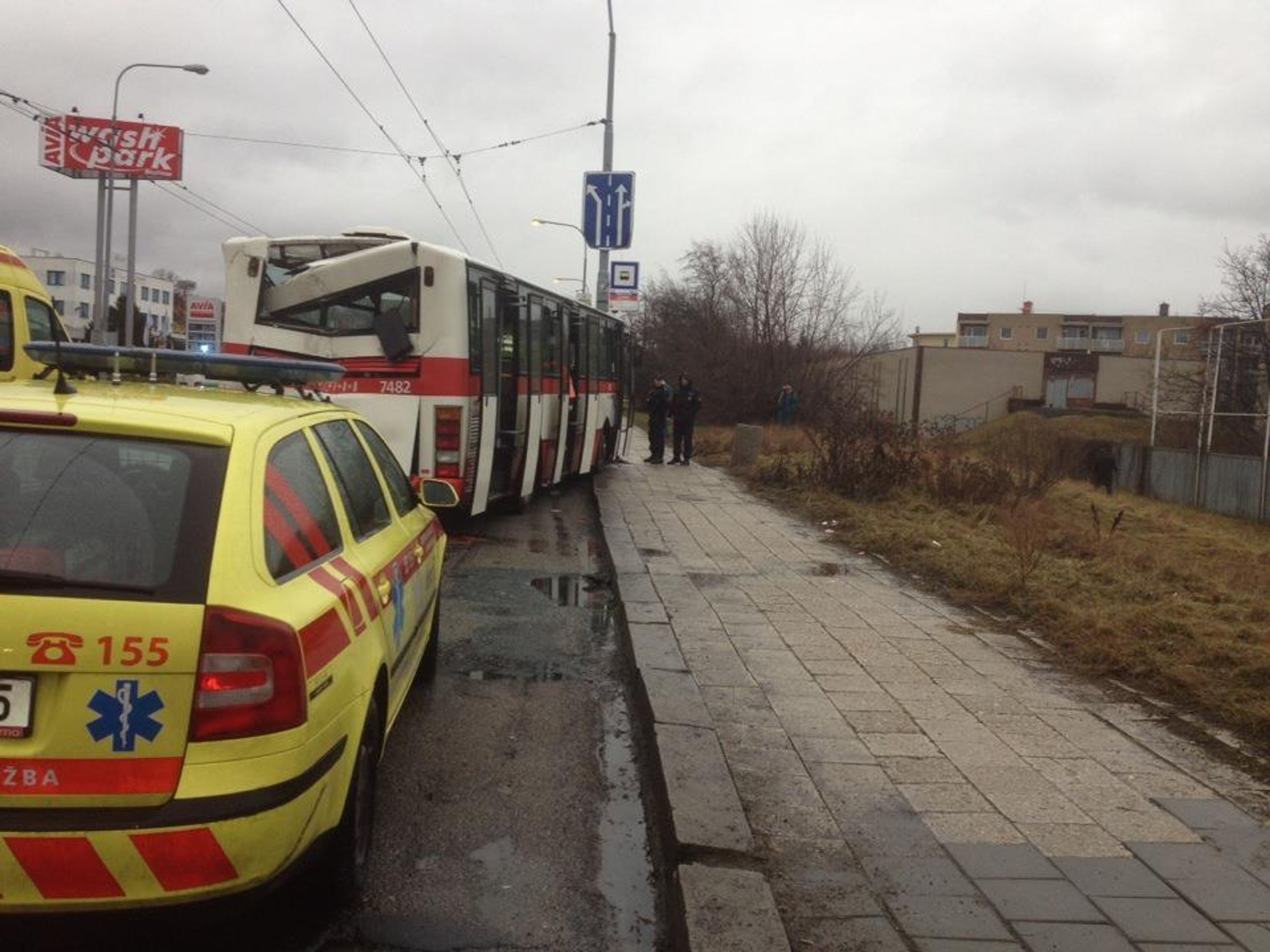 Nehoda autobusů v Brně - 4 - Nehoda autobusů v Brně (1/6)