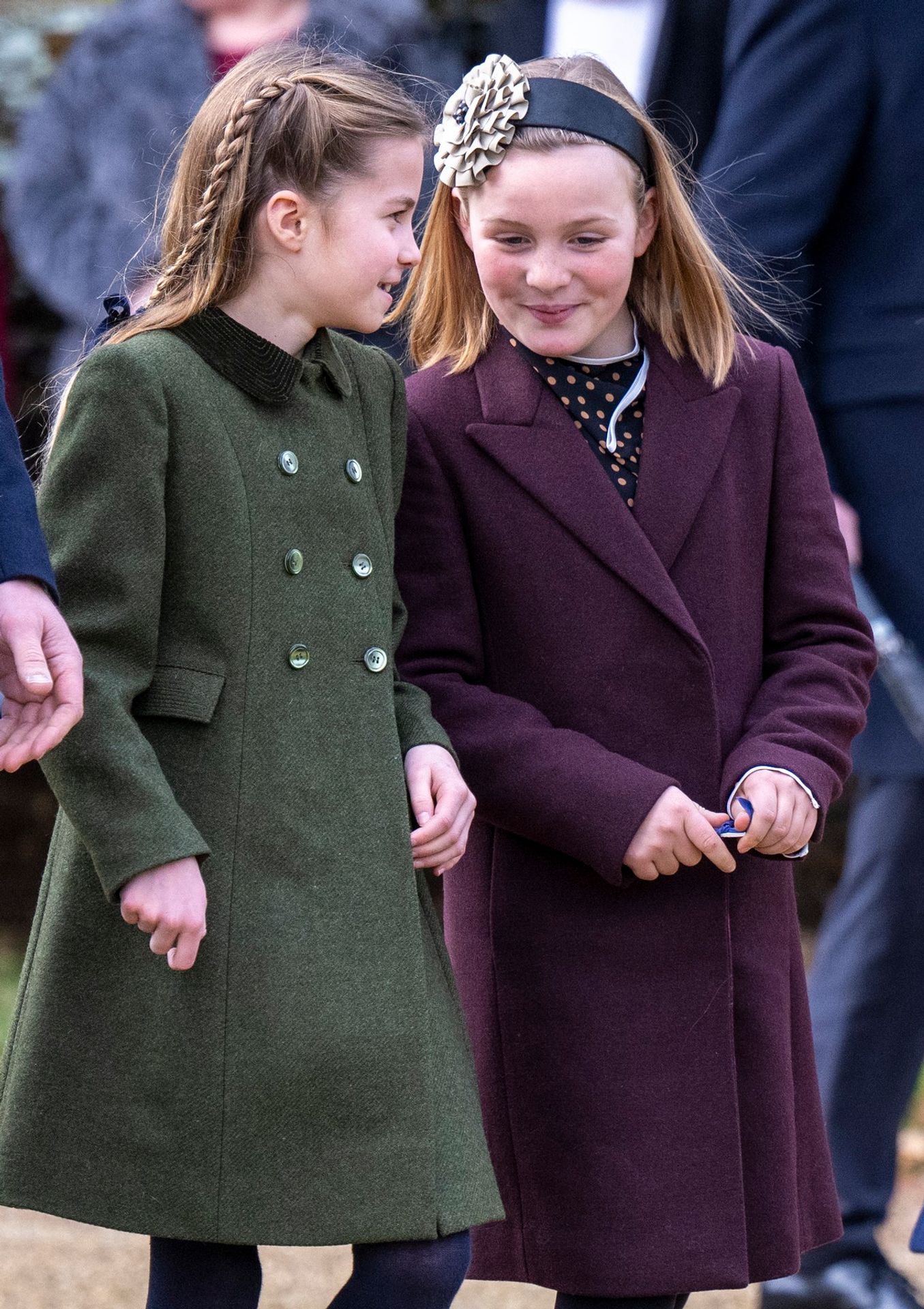 Princezna Charlotte a Mia Tindallová v Sandringham Estate - Královská rodina v Sandringham Estate (1/5)