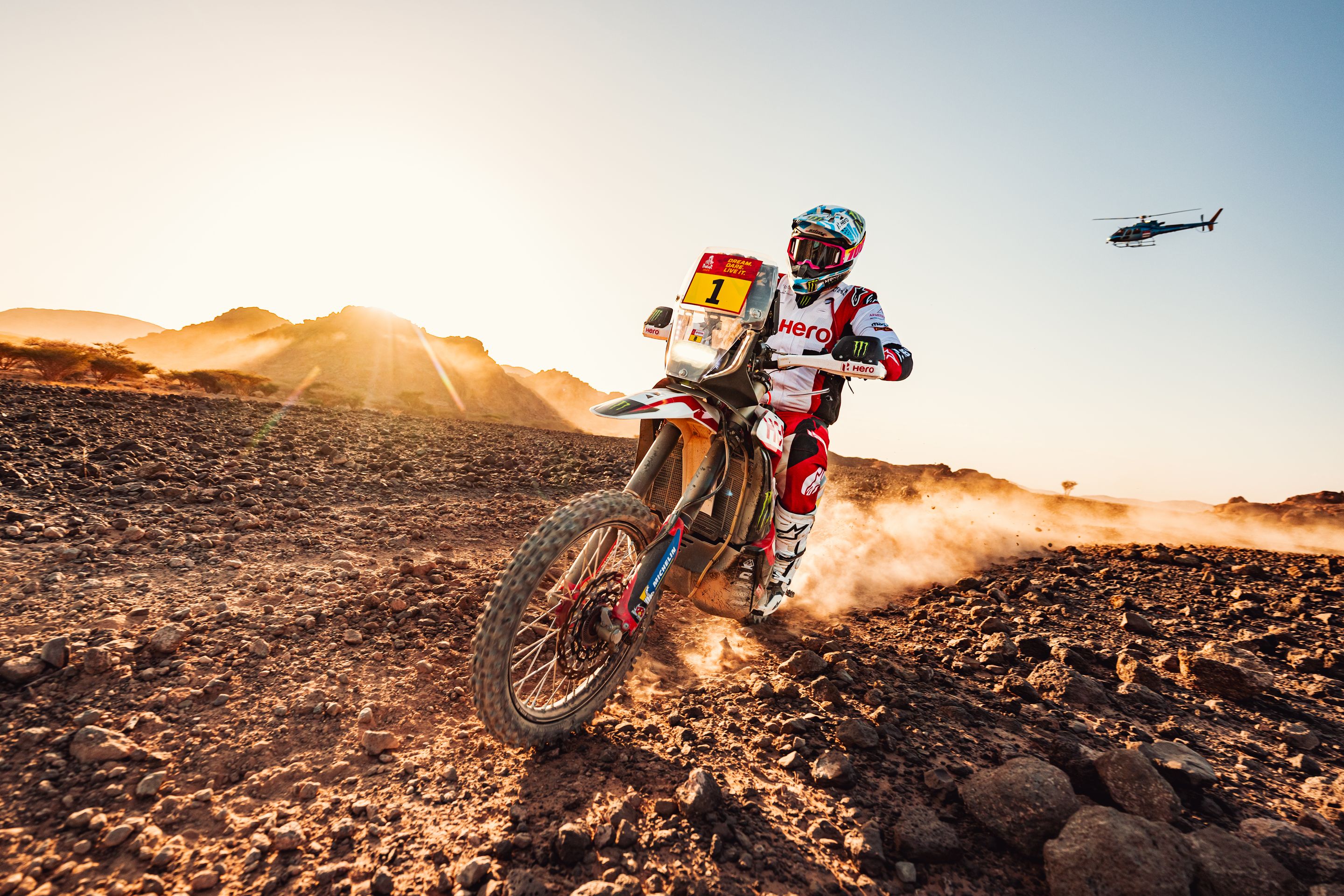 Fotografie Mariana Chytky z Rally Dakar – Ross Branch na své motorce - Fotografie Mariana Chytky z Rally Dakar (13/16)