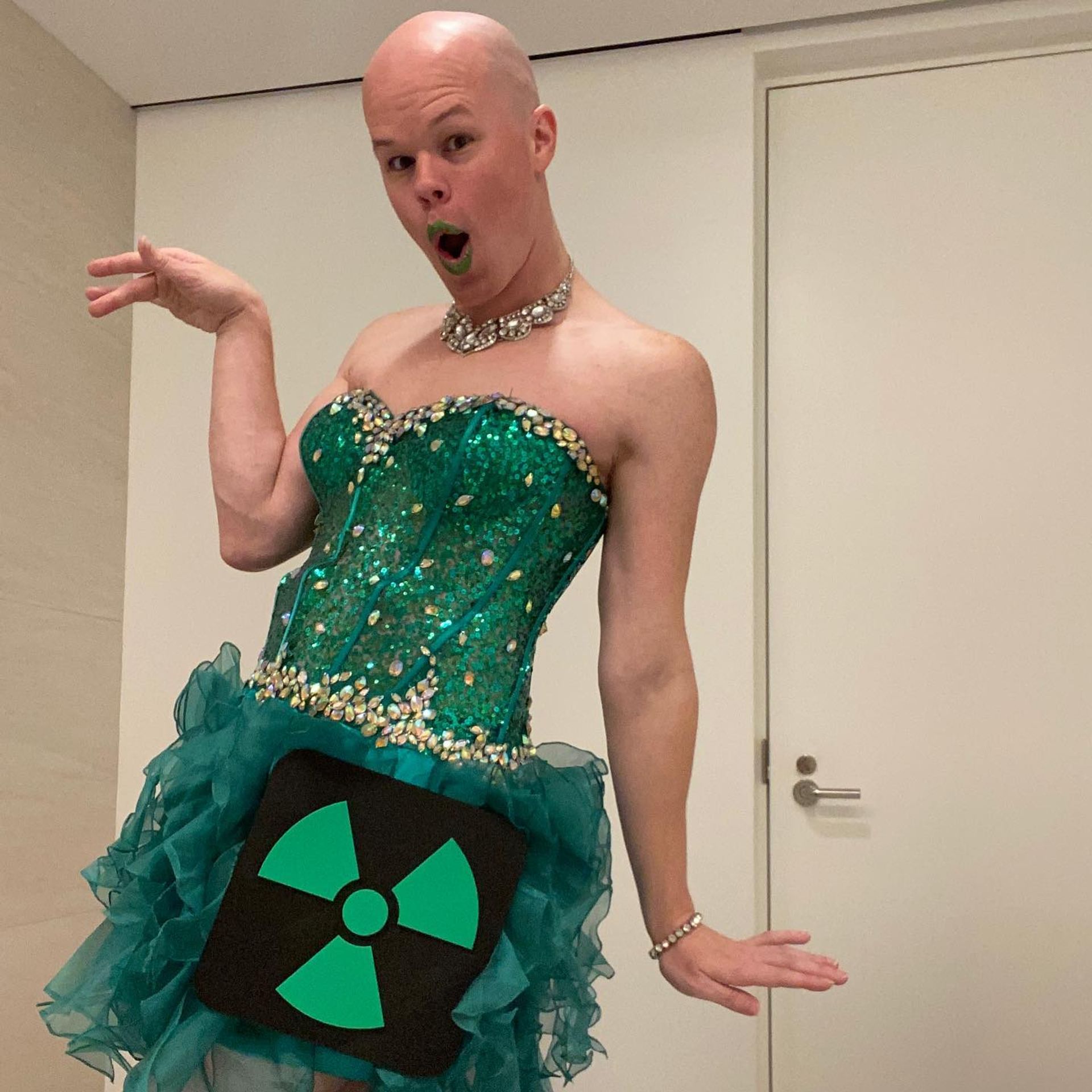 sam brinton green dress Who is Sam Brinton?