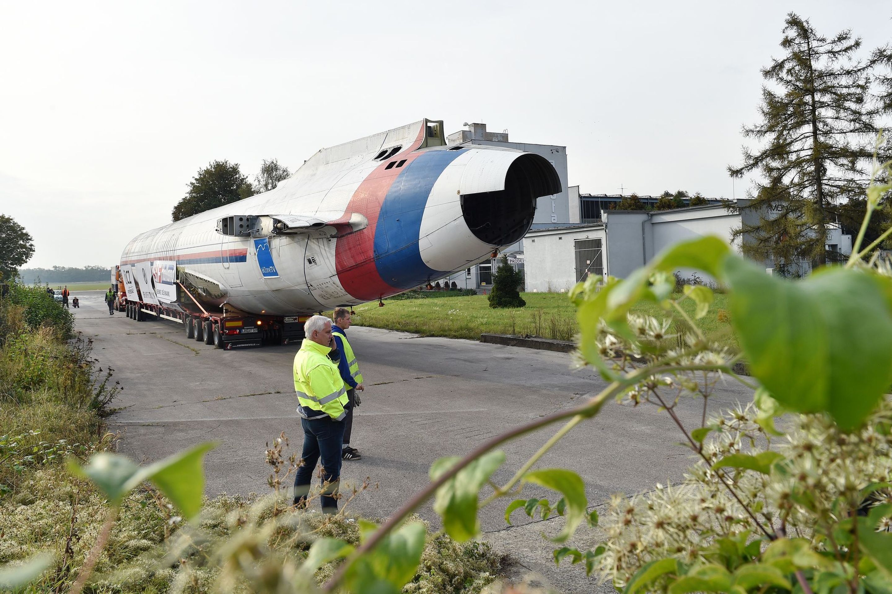 Přeprava letounu TU-154 - 7 - GALERIE: Přeprava letounu TU-154 (1/14)