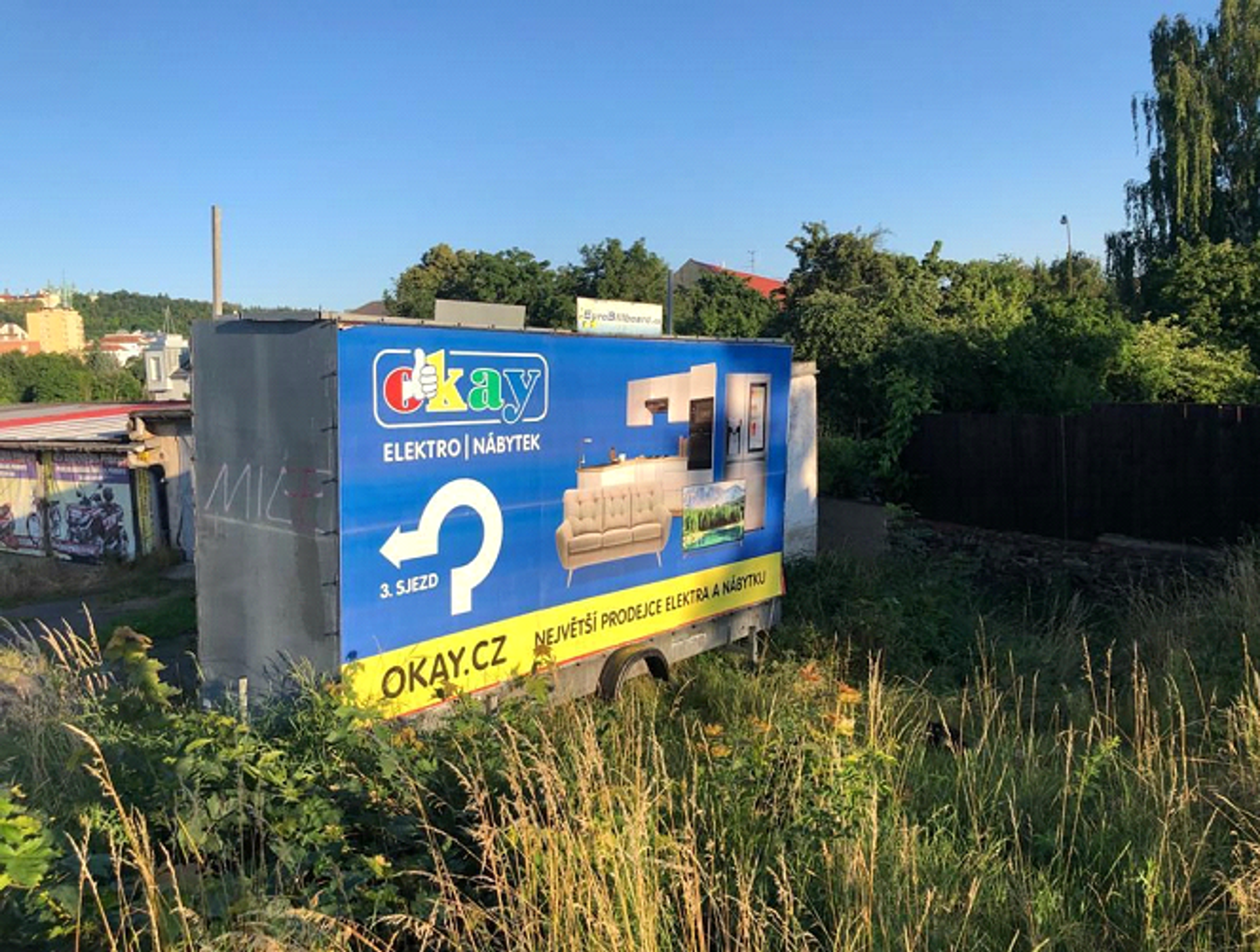 Ilegální billboard Okay - Komunikace s firmou OKAY (5/6)