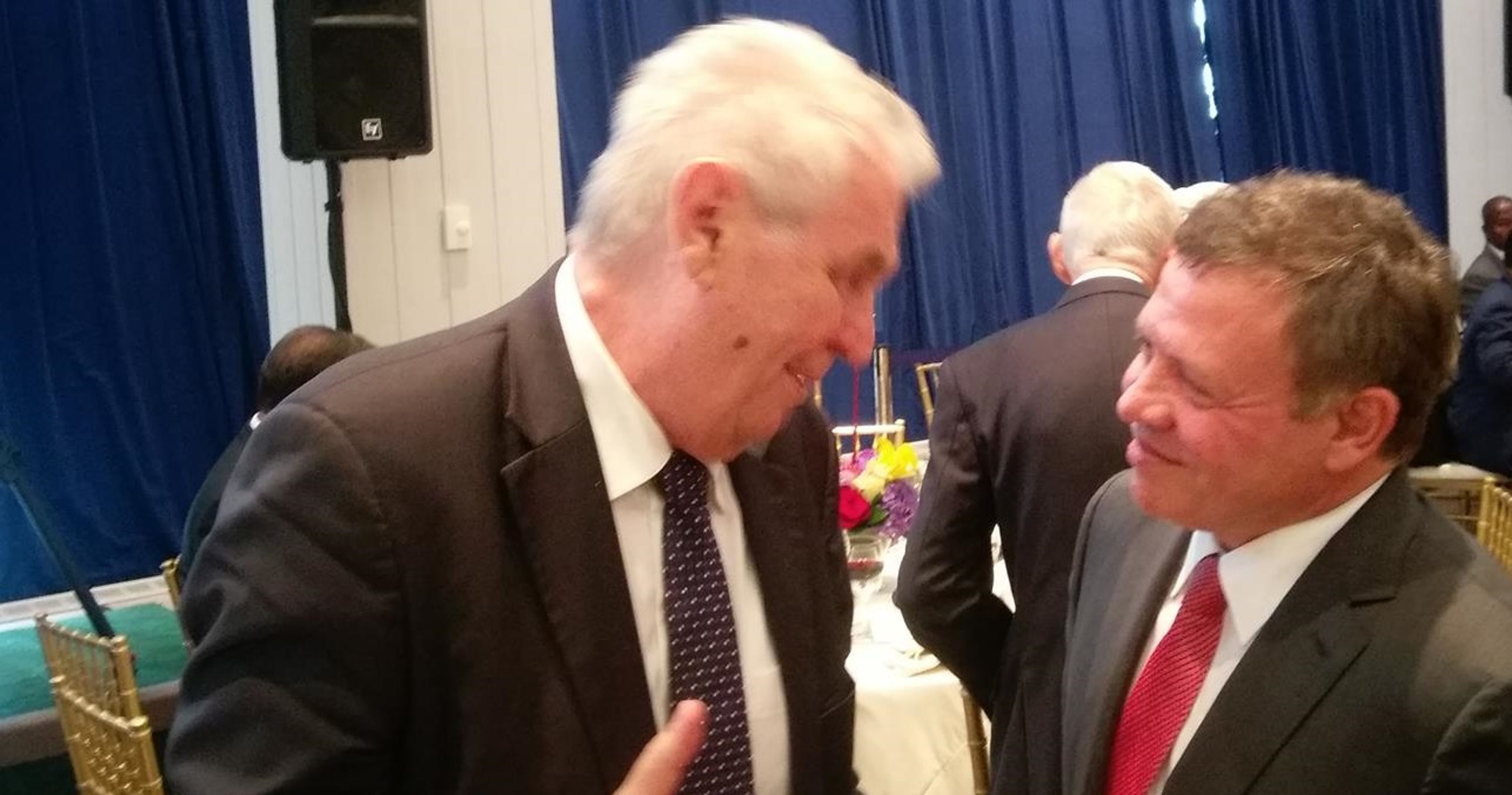 Miloš Zeman s jordánským králem Abdulláhem II. - GALERIE: Miloš Zeman se na zasedání OSN setkal se světovými státníky (4/6)