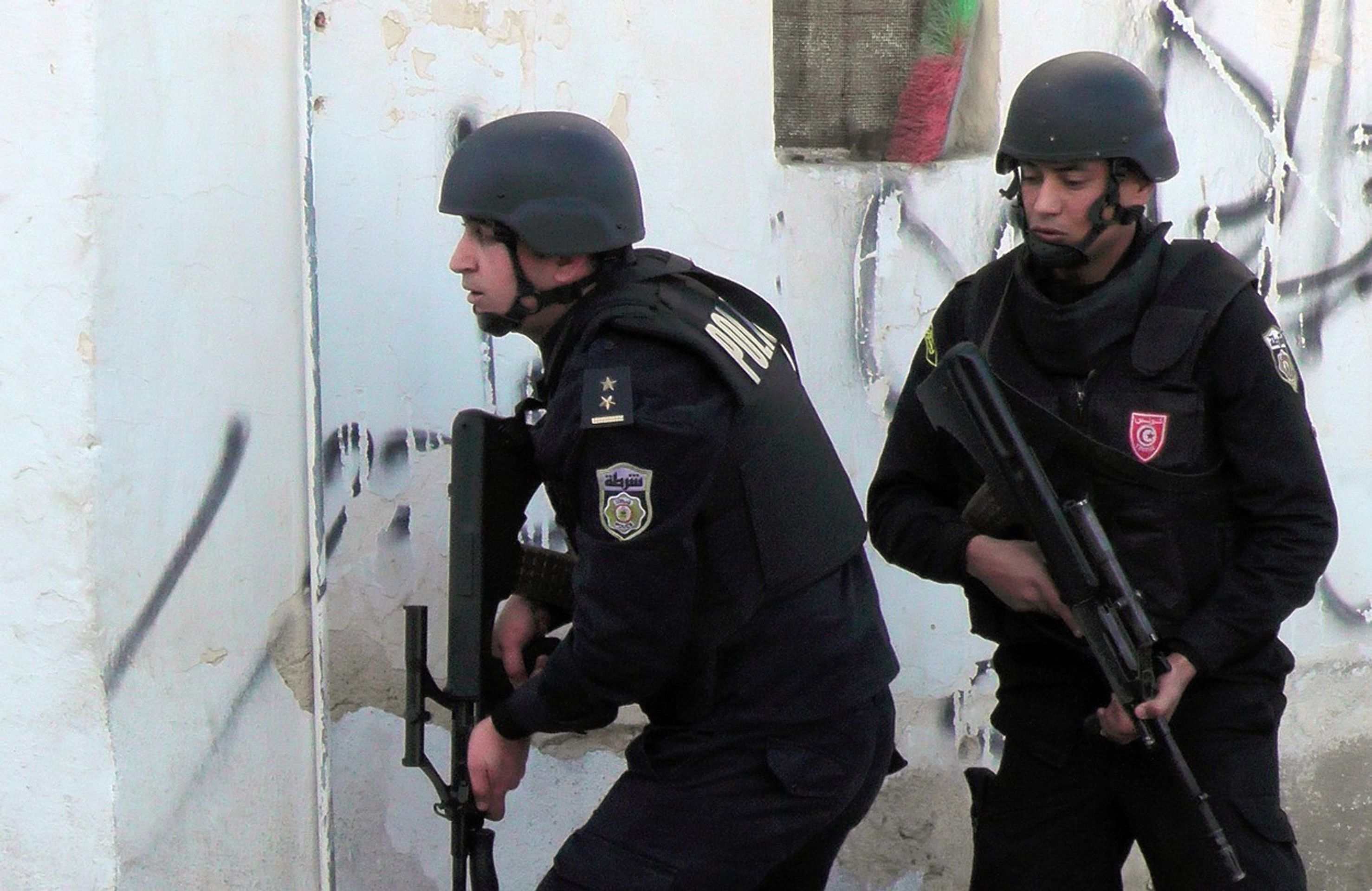 Boje ISIS a tuniské policie - 2 - GALERIE: Střety Islámského státu a tuniské policie (4/5)