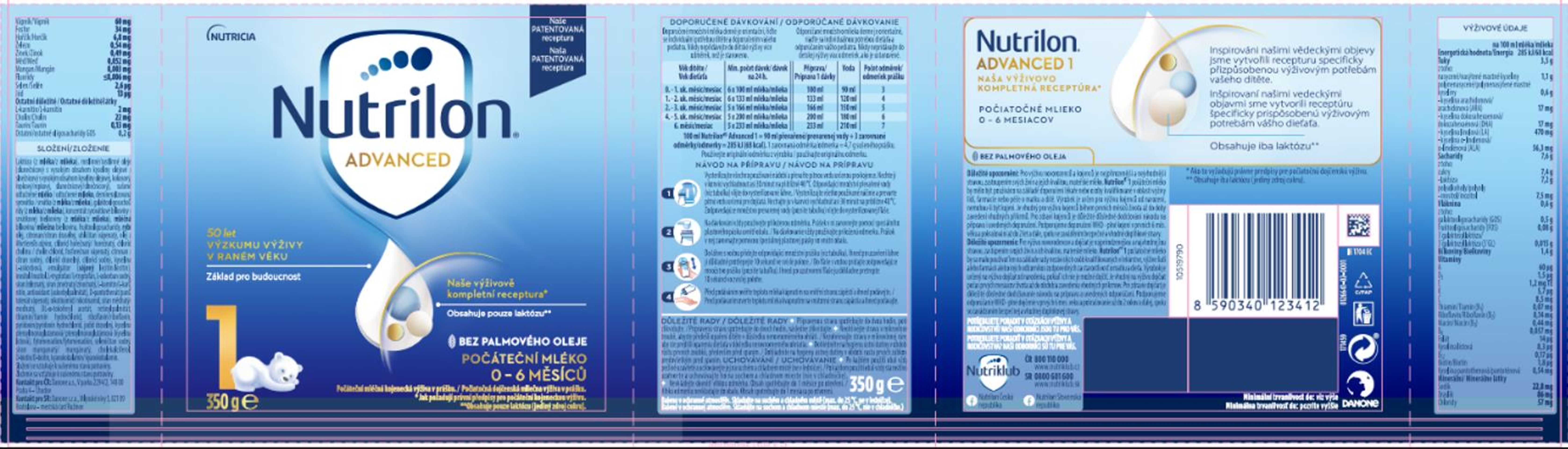 Kojenecká výživa Nutrilon ADVANCED 1 - Závadná kojenecká výživa (1/4)