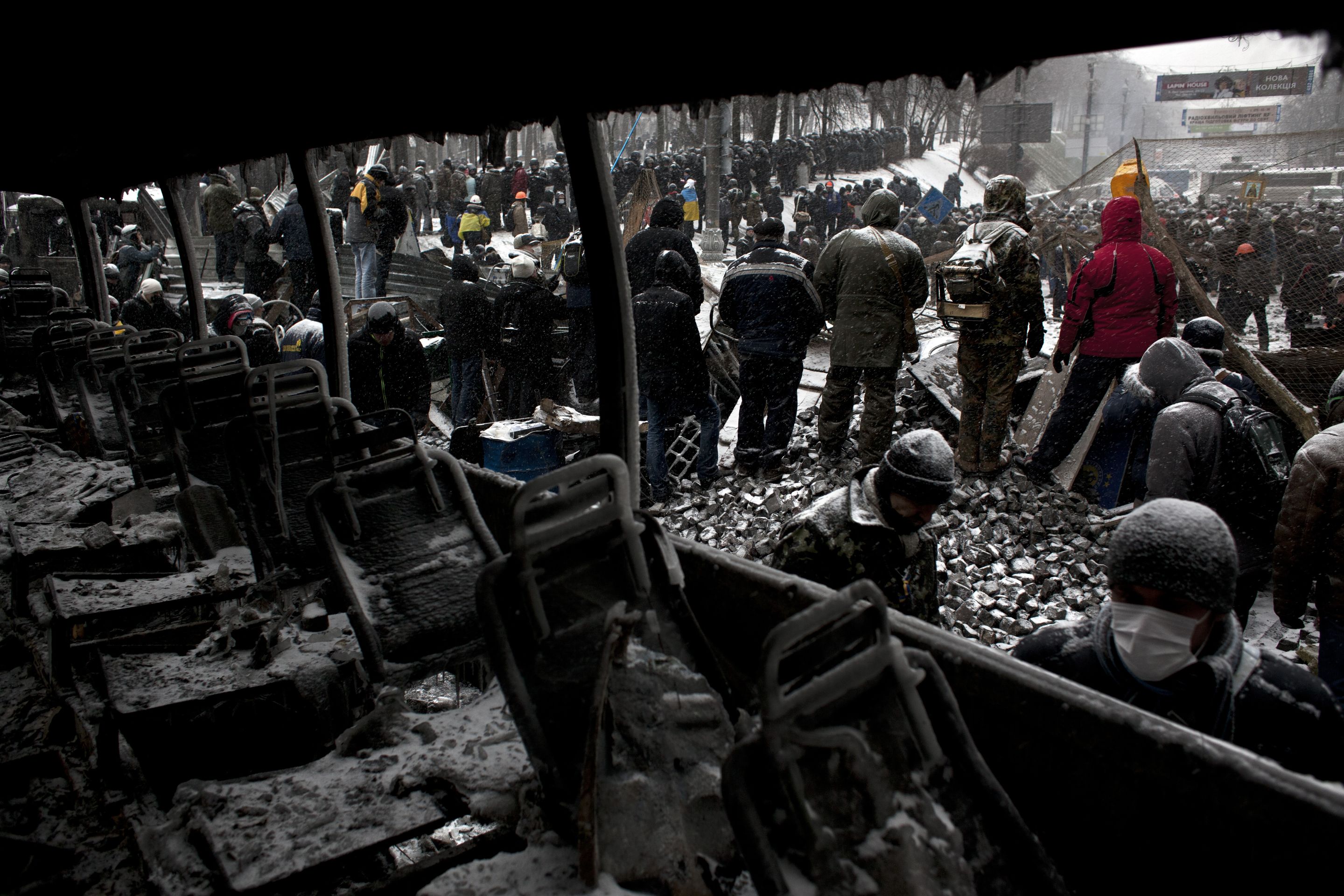 Demonstrace v Kyjevě - 20 - GALERIE: Demonstrace v Kyjevě (2/33)