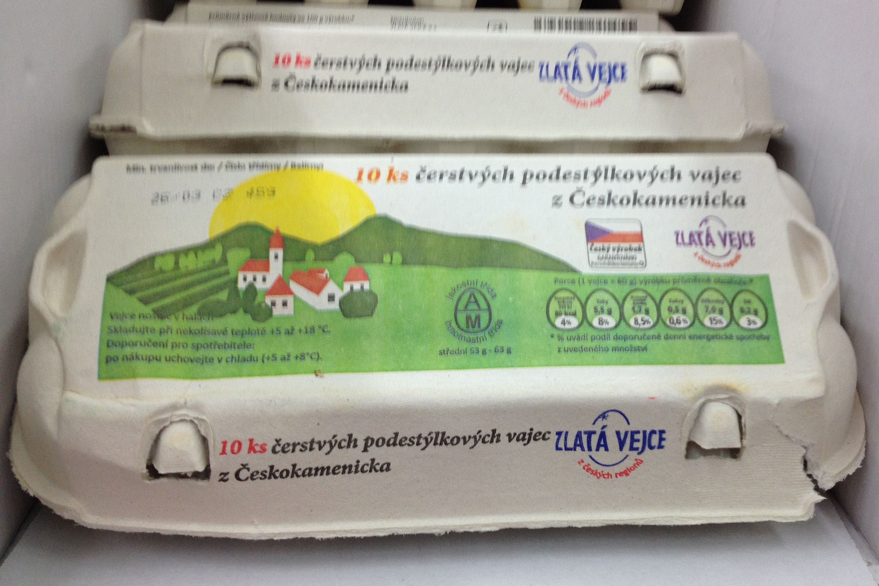 Čerstvá vejce z podestýlky 10 kusů - 41,50 Kč - GALERIE: Velikonoční sortiment - Kaufland (10/10)