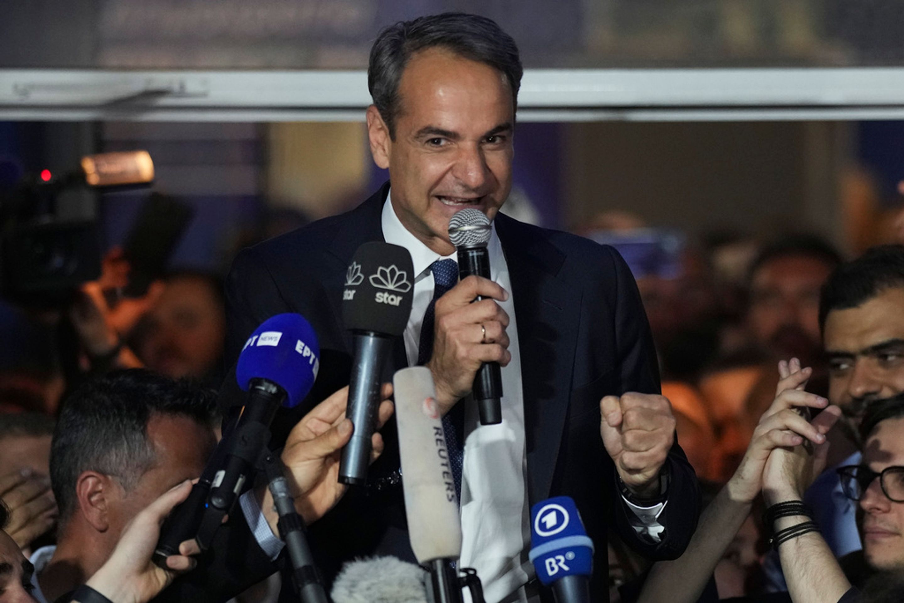 Premiér Kyriakos Mitsotakis - Volby v Řecku (4/5)