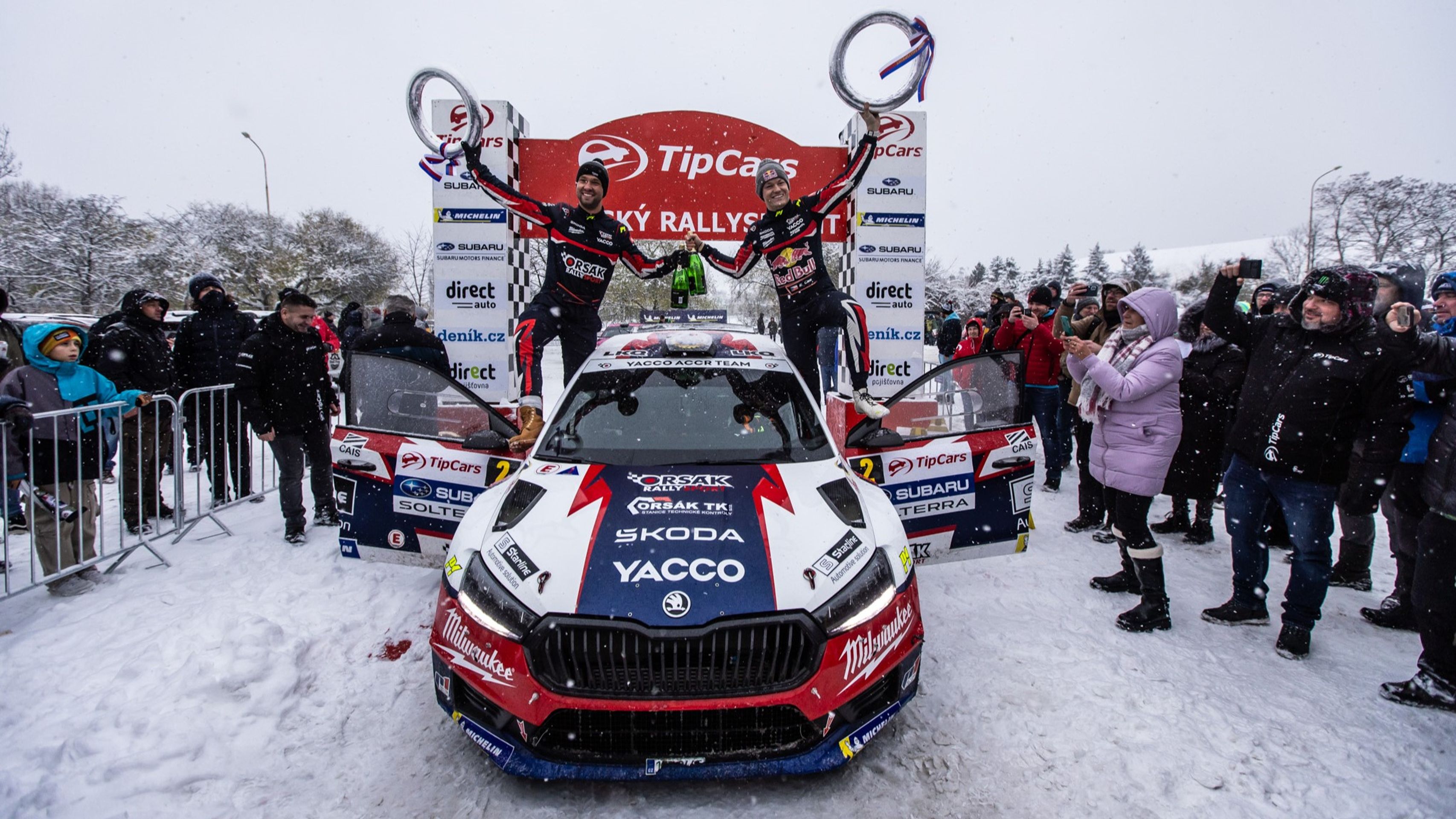 Radek Mazal a Erik Cais - Pražský Rallysprint si zajel i redaktor Nova Sport Radek Mazal (6/6)