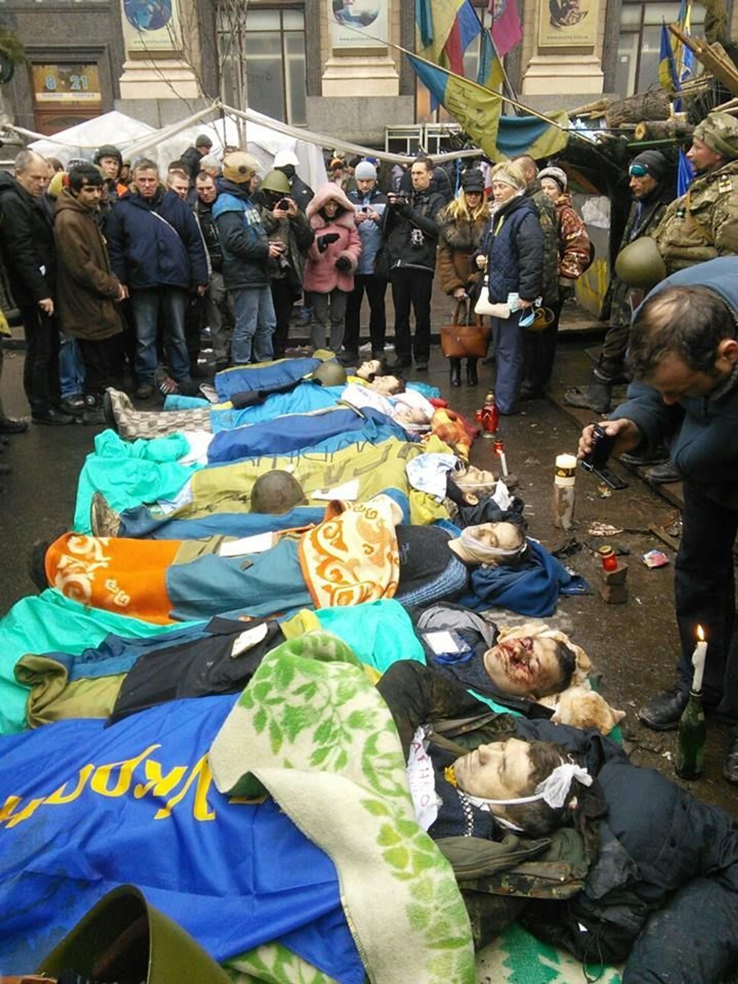 Boje v Kyjevě - 4 - GALERIE: Občanská válka na Ukrajině (3/6)