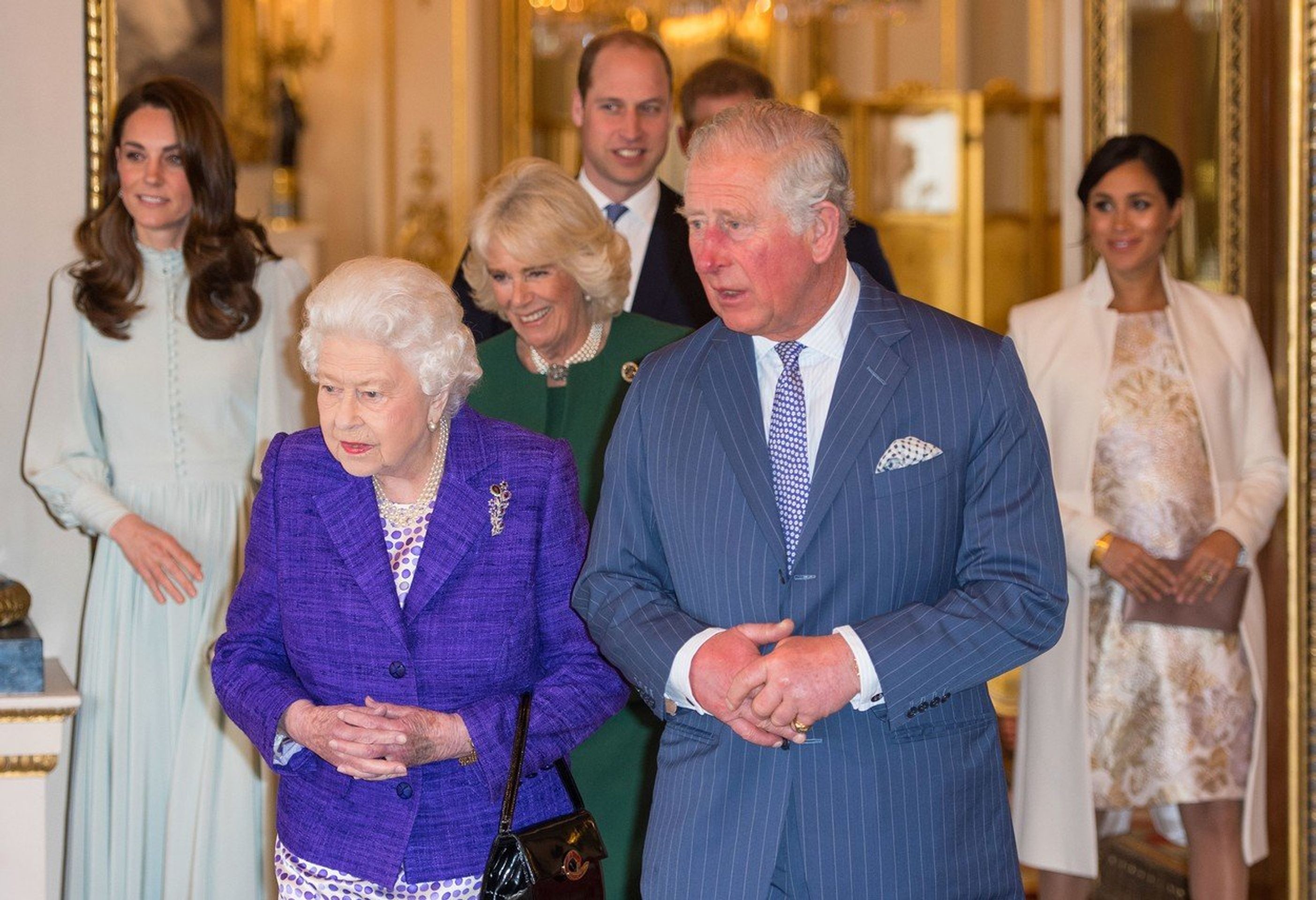 Meghan a Kate v Buckinghamském paláci - GALERIE: Meghan a Kate v Buckinghamském paláci (4/5)