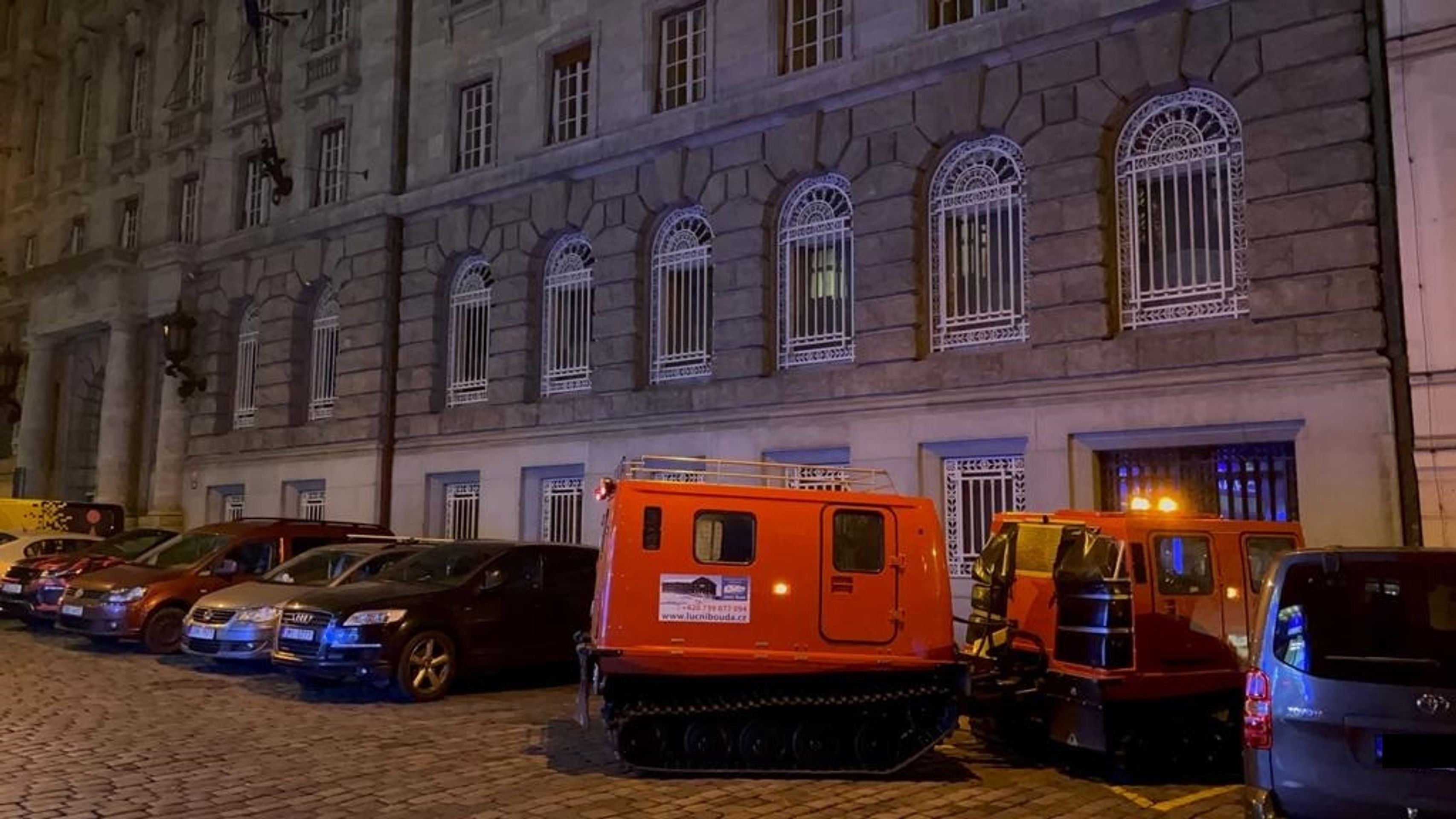 Protestující rolbisti - 9 - GALERIE: Rolbaři vyrazili protestovat na Václavské náměstí (6/9)