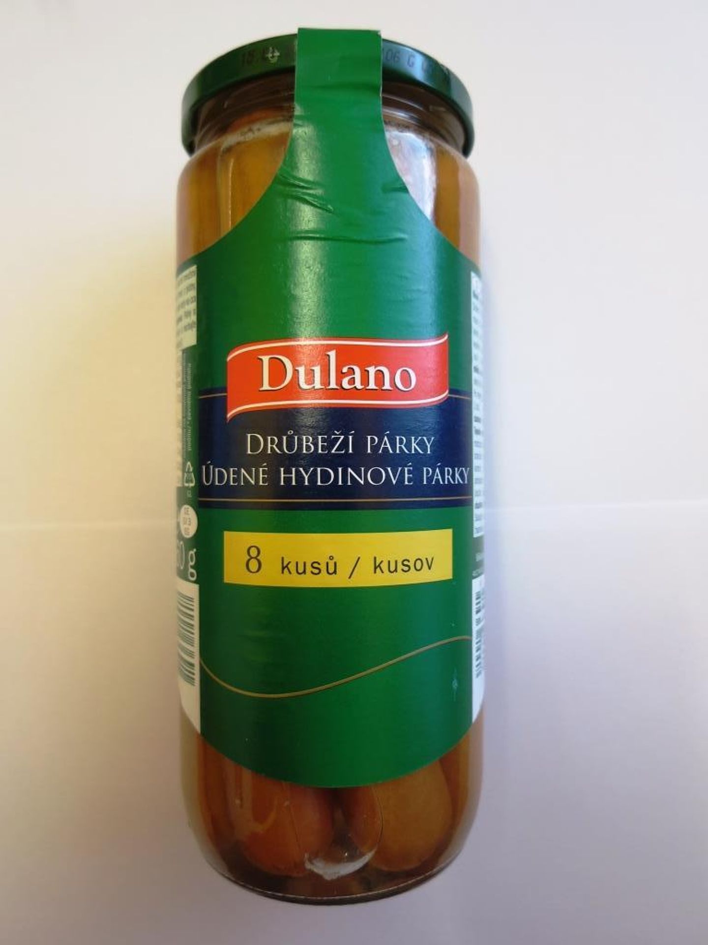 Falšované masné a mléčné výrobky ze zahraničí - Dulano Drůbeží párky - GALERIE: Falšované masné a mléčné výrobky ze zahraničí (3/10)