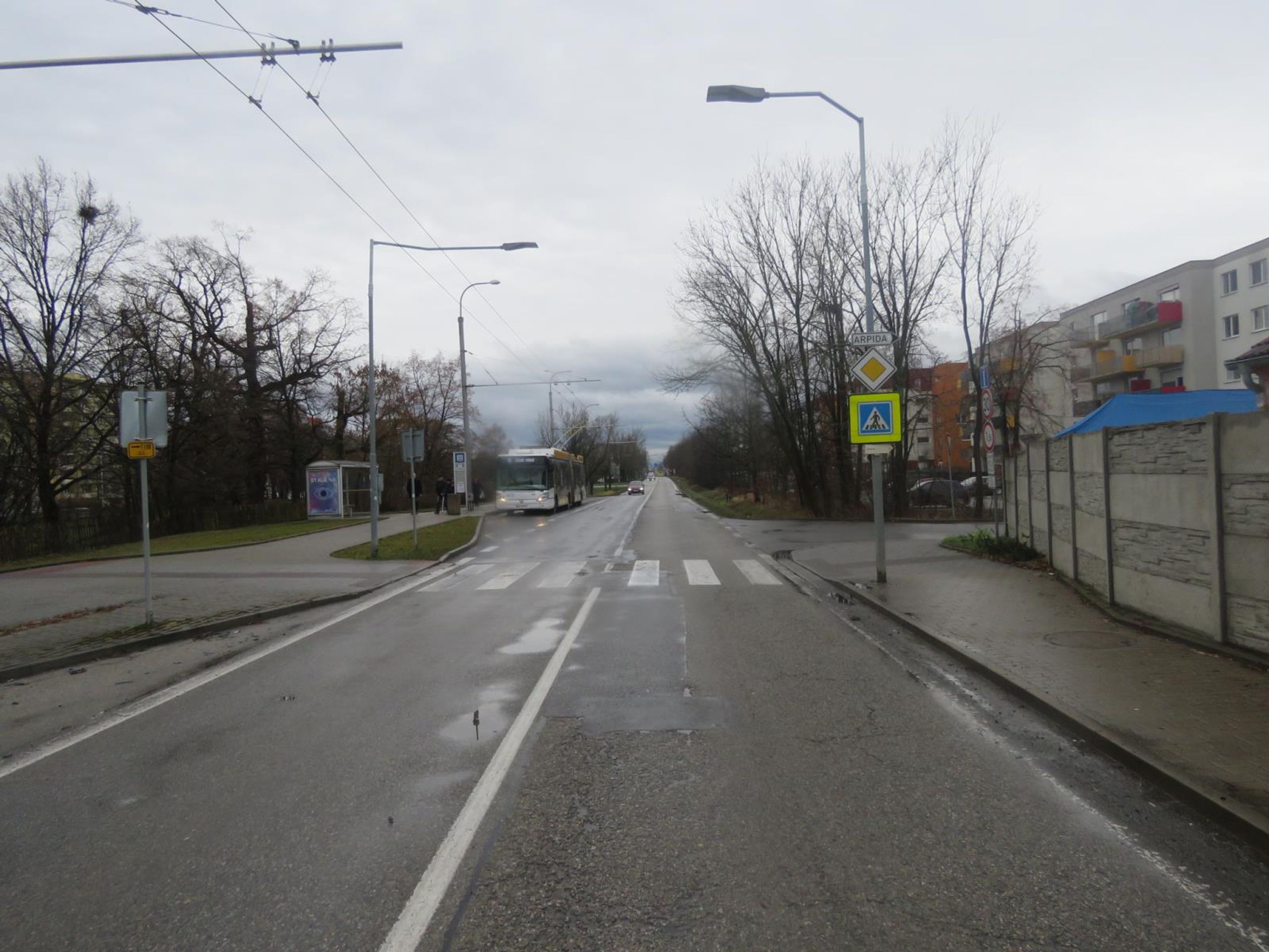 Přechod pro chodce - Nehoda v Českých Budějovicích (3/4)