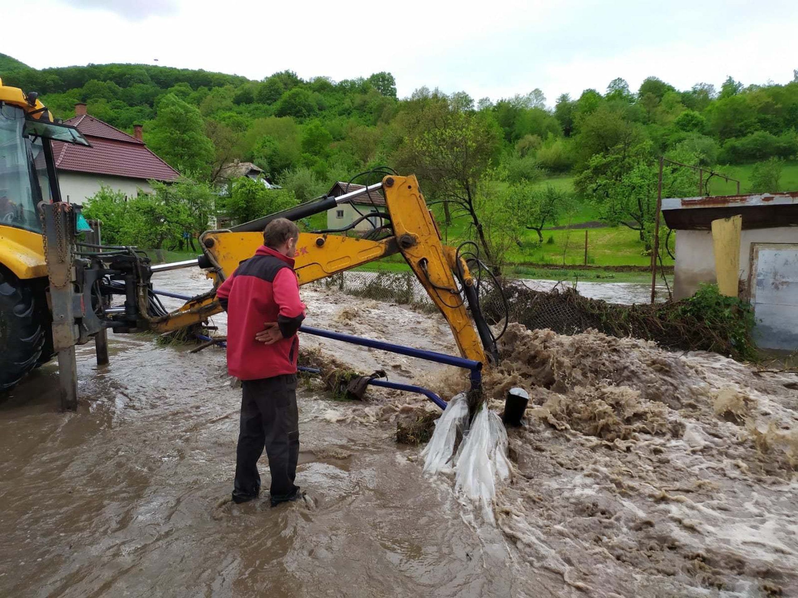 Povodně na Slovensku v Rudné nad Hronom - 26 - GALERIE: Povodně na Slovensku (26/26)