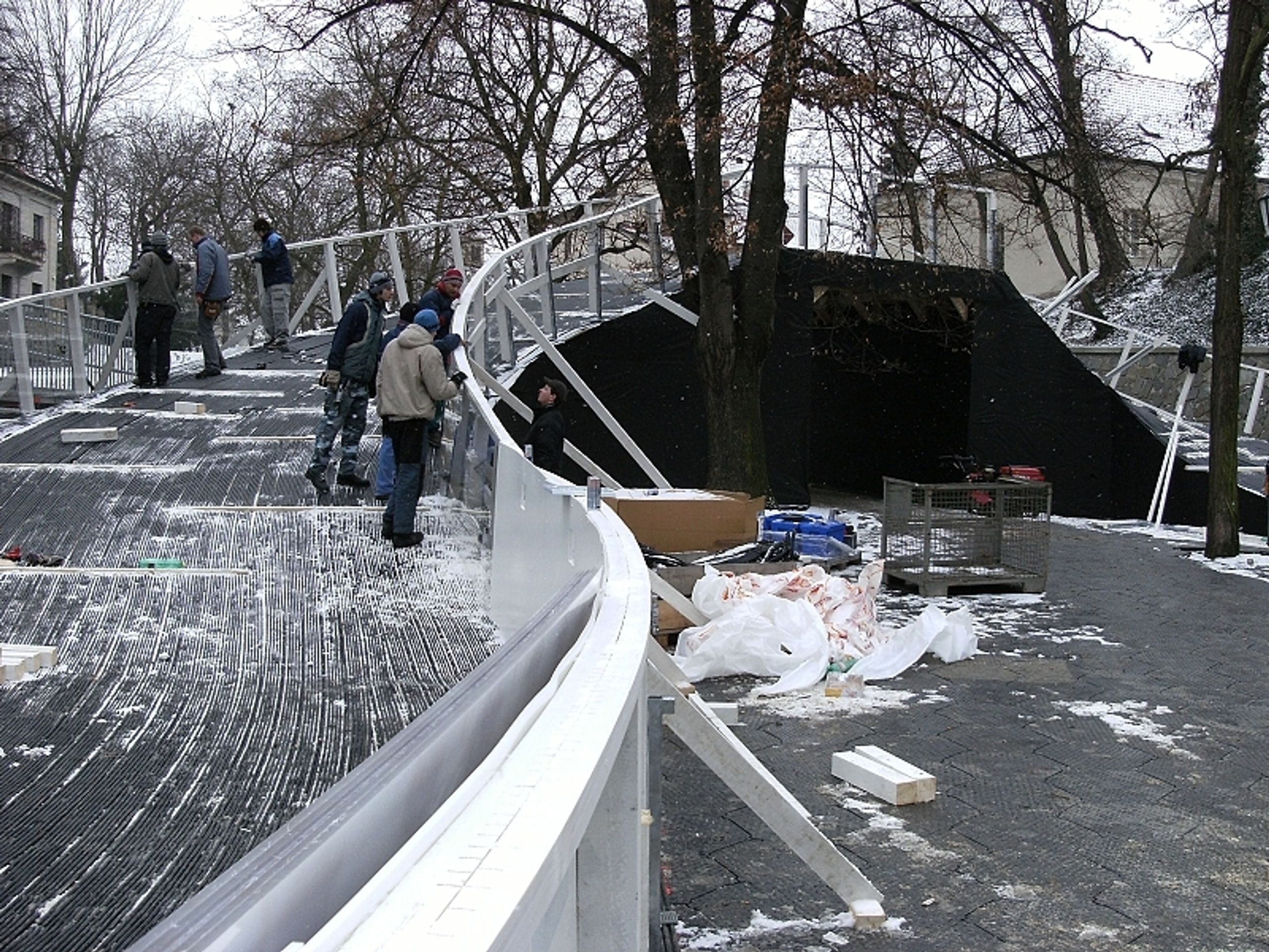 Red Bull Crashed Ice, přípravy koryta - GALERIE: Red Bull Crashed Ice, přípravy koryta (3/7)