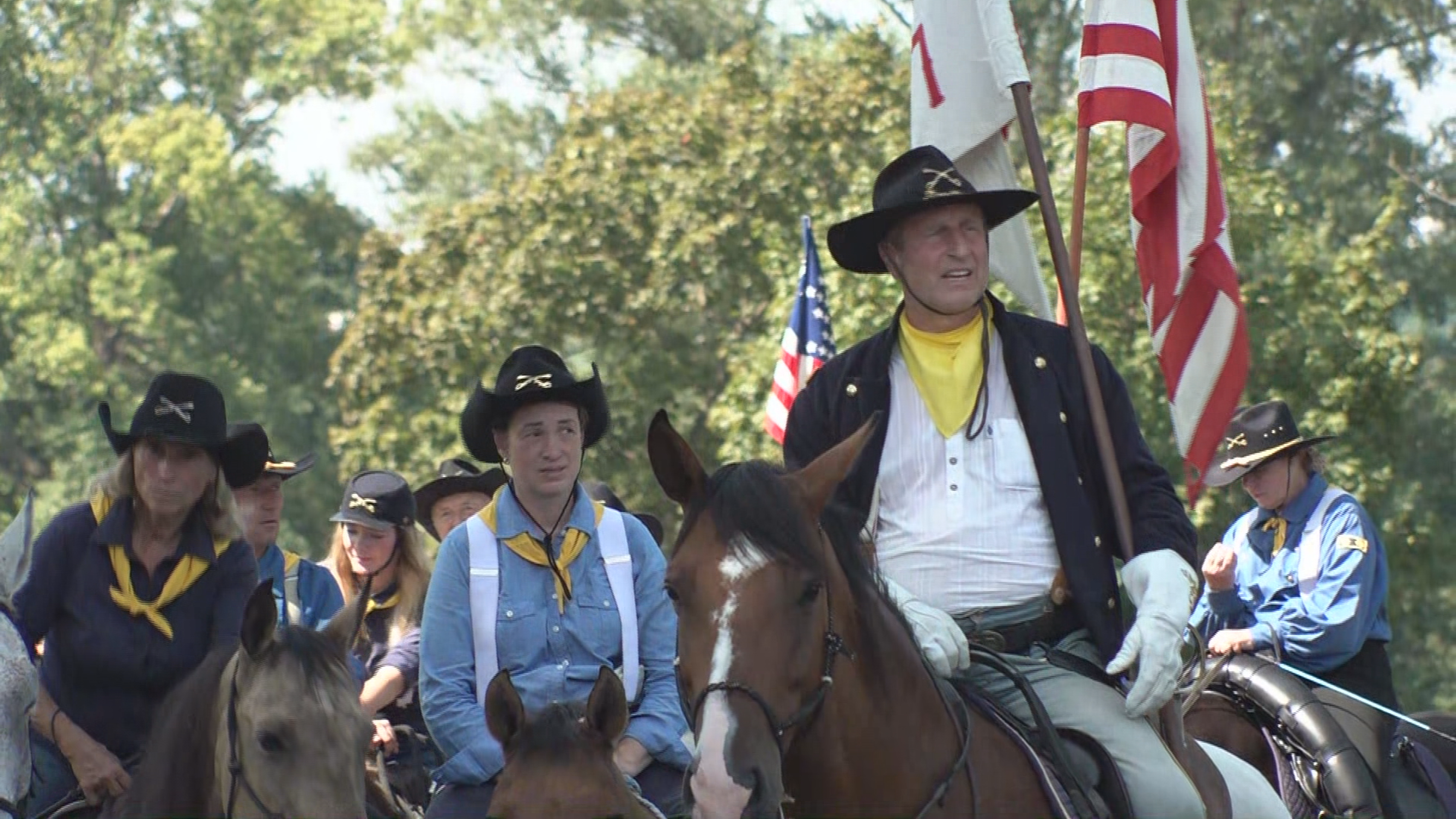 Průvod Prahou v rámci akce Memoriál generála Custera - Průvod Prahou (6/6)