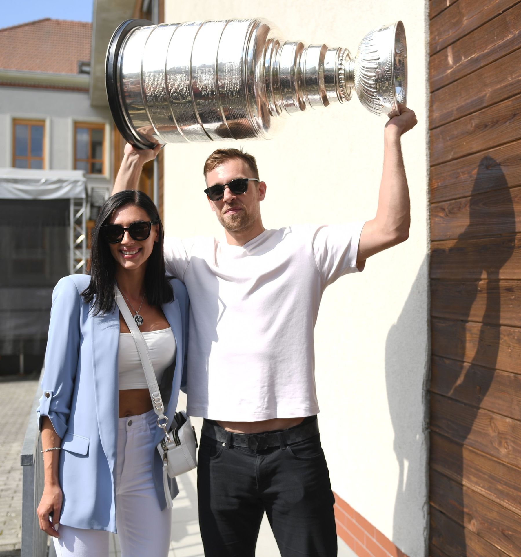 Jan Rutta se Stanley Cupem - GALERIE: Jan Rutta přivezl do Písku slavný Stanley Cup (3/5)
