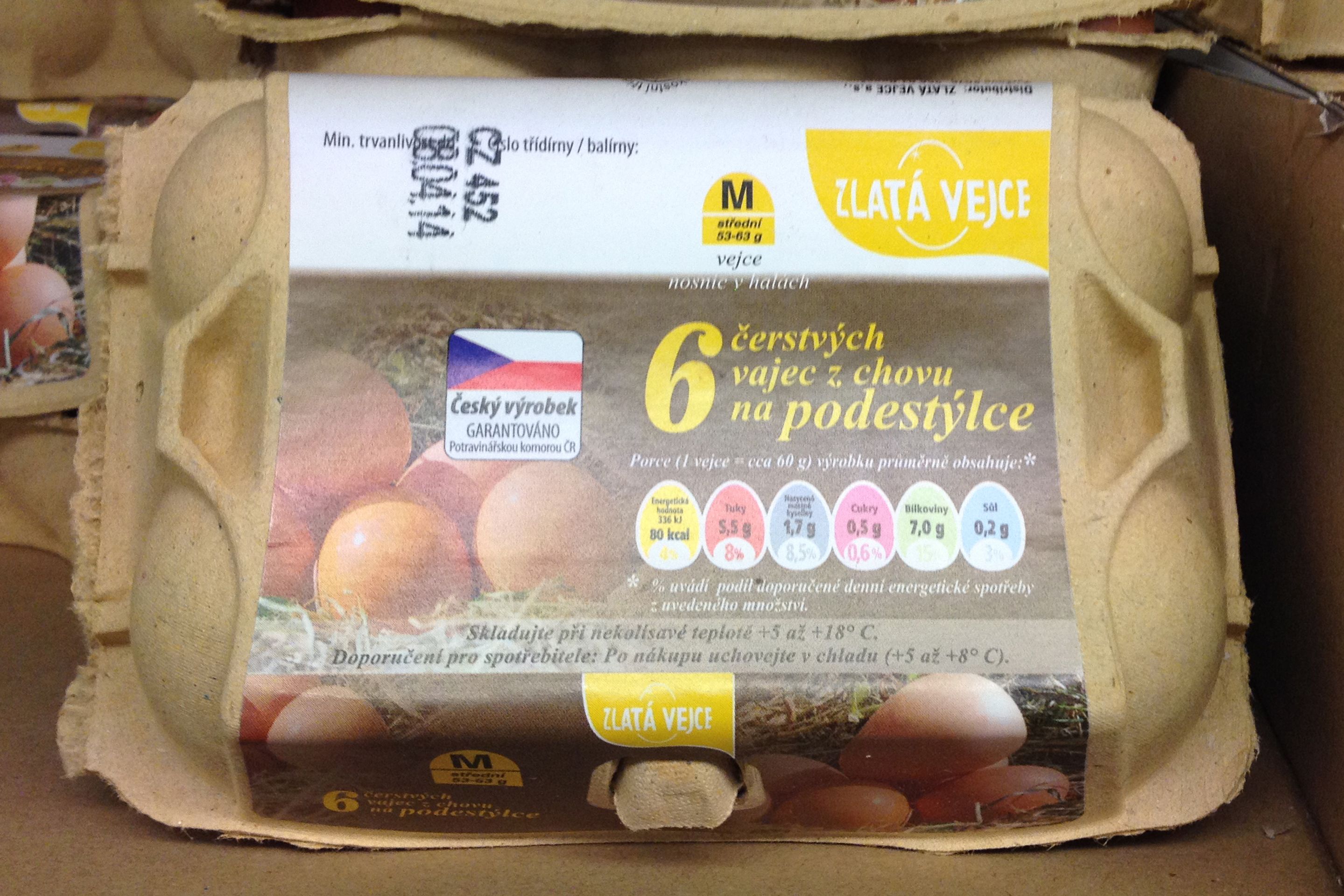 Česká vejce z podestýlky 6 kusů 24,90 Kč - GALERIE: Velikonoční sortiment - Lidl (11/11)