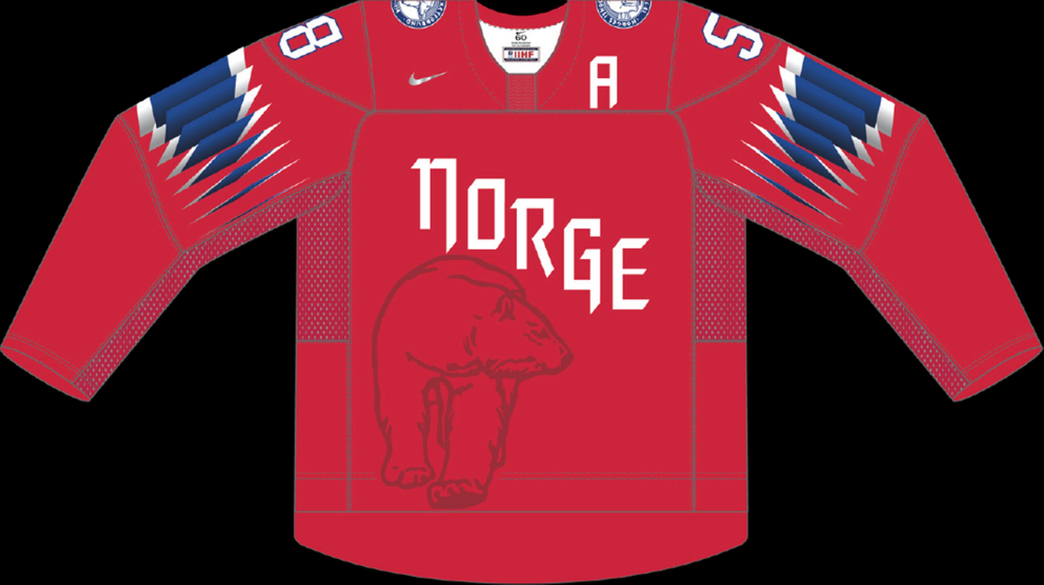 Venkovní dres Norska - GALERIE: Dresy týmů na mistrovství světa v ledním hokeji (18/32)