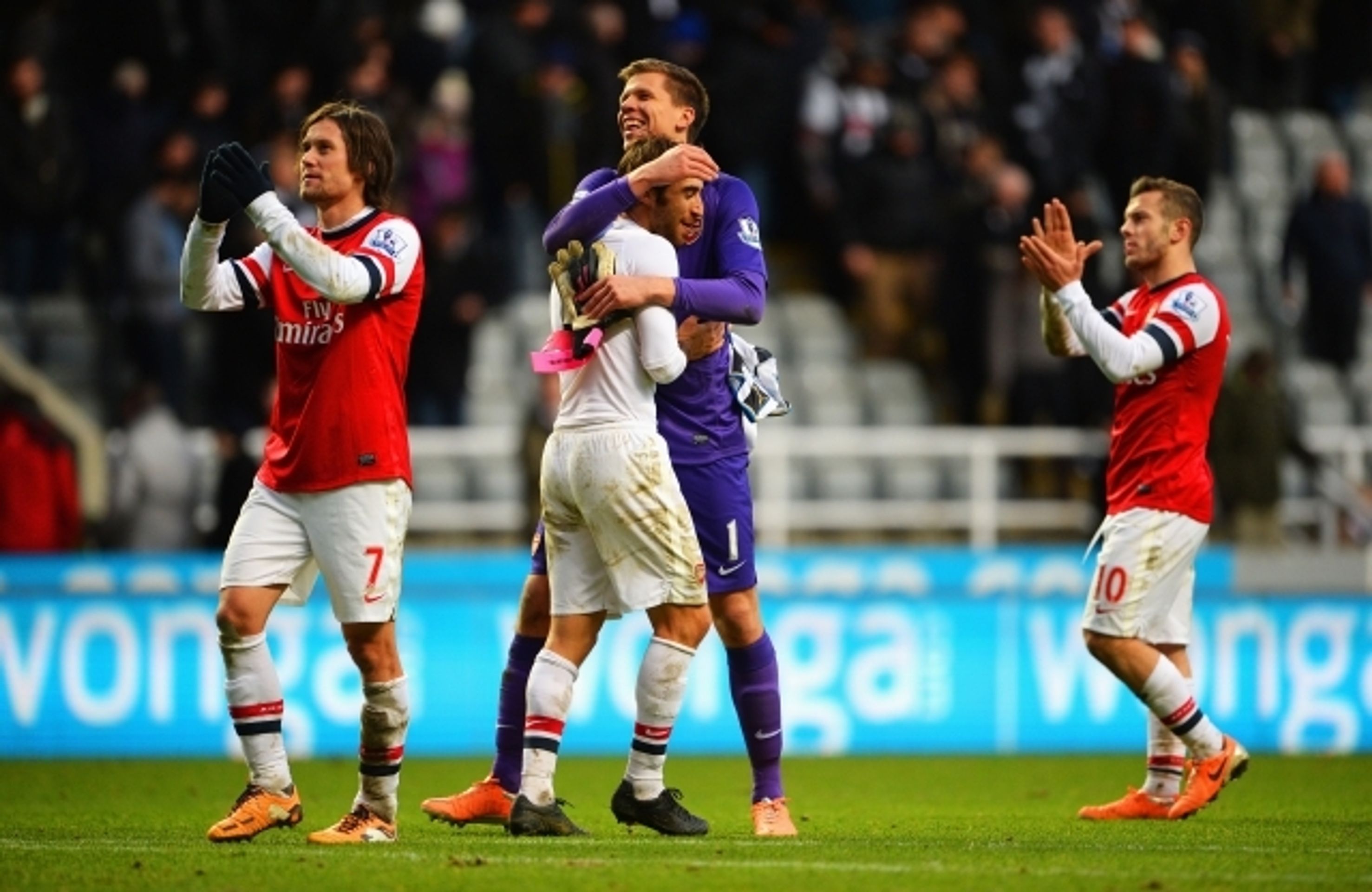 Arsenal vyhrál v Newcastlu - 6 - GALERIE: Arsenal s Rosickým vyhrál v Newcastlu (1/8)