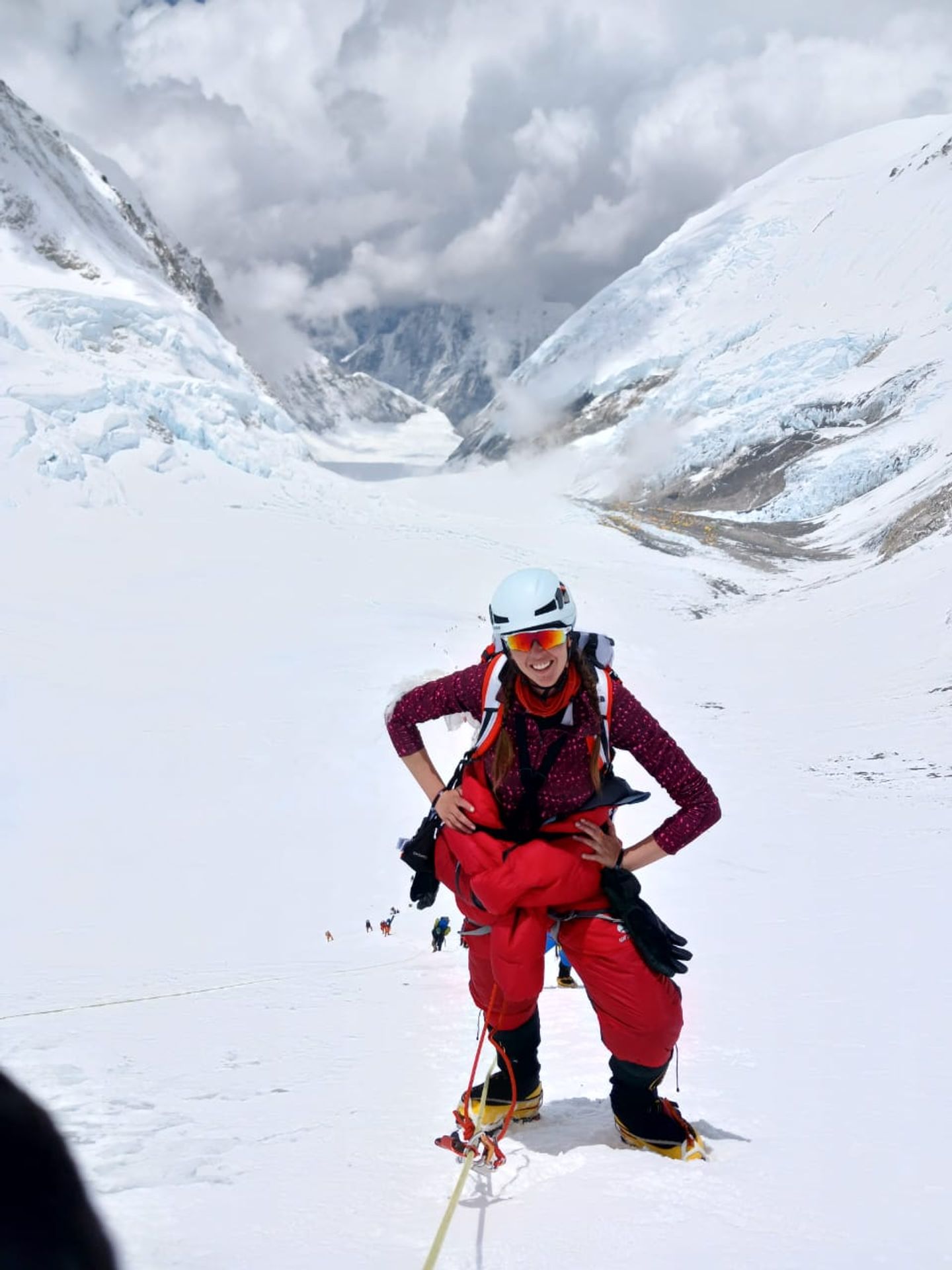 Česká horolezkyně Monika Benešová zdolala Mount Everest (2) - Česká horolezkyně Monika Benešová zdolala Mount Everest (5/9)