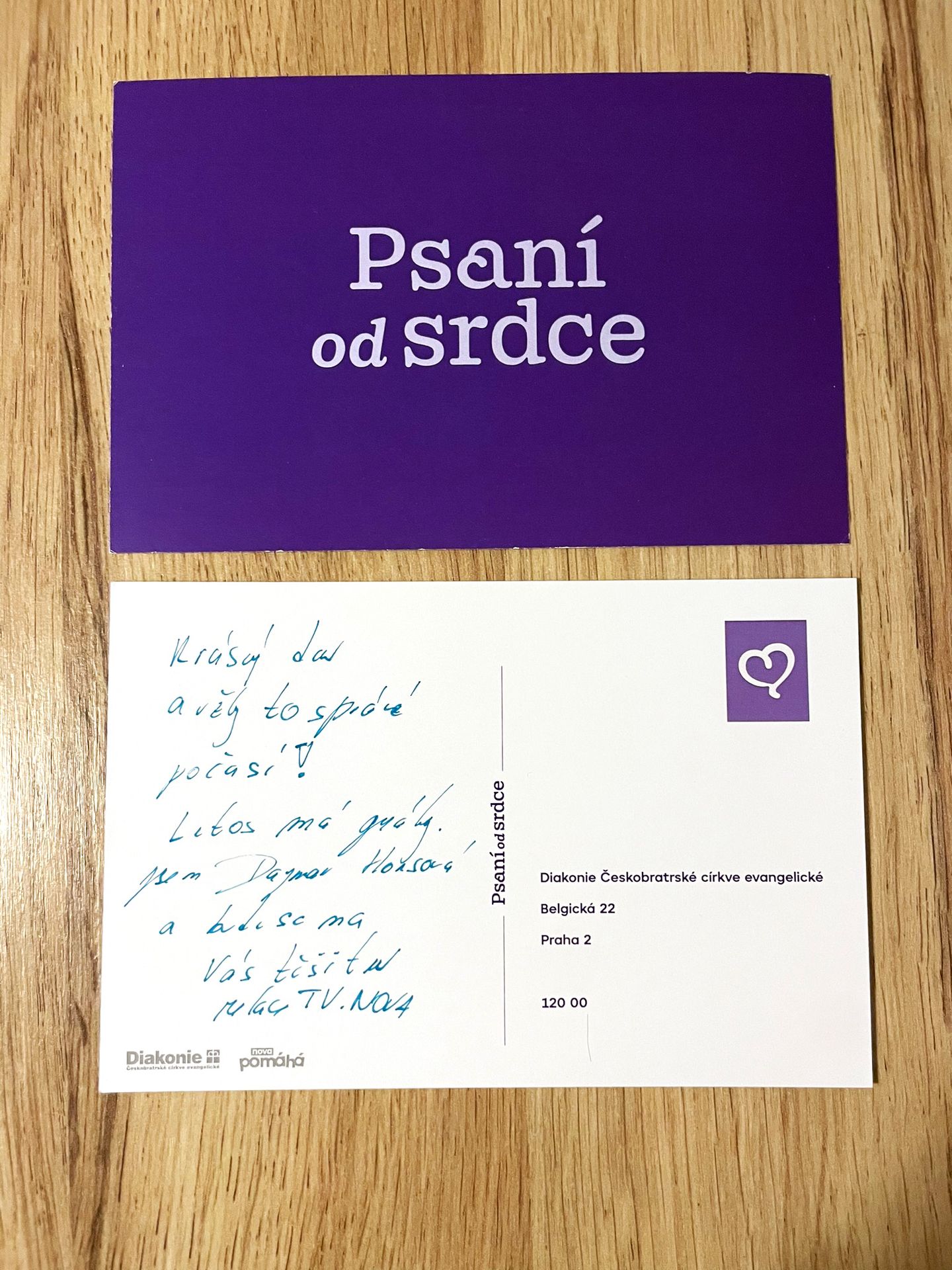 Dopis od Dagmar Honsové - Psaní od srdce 2024 (2/8)