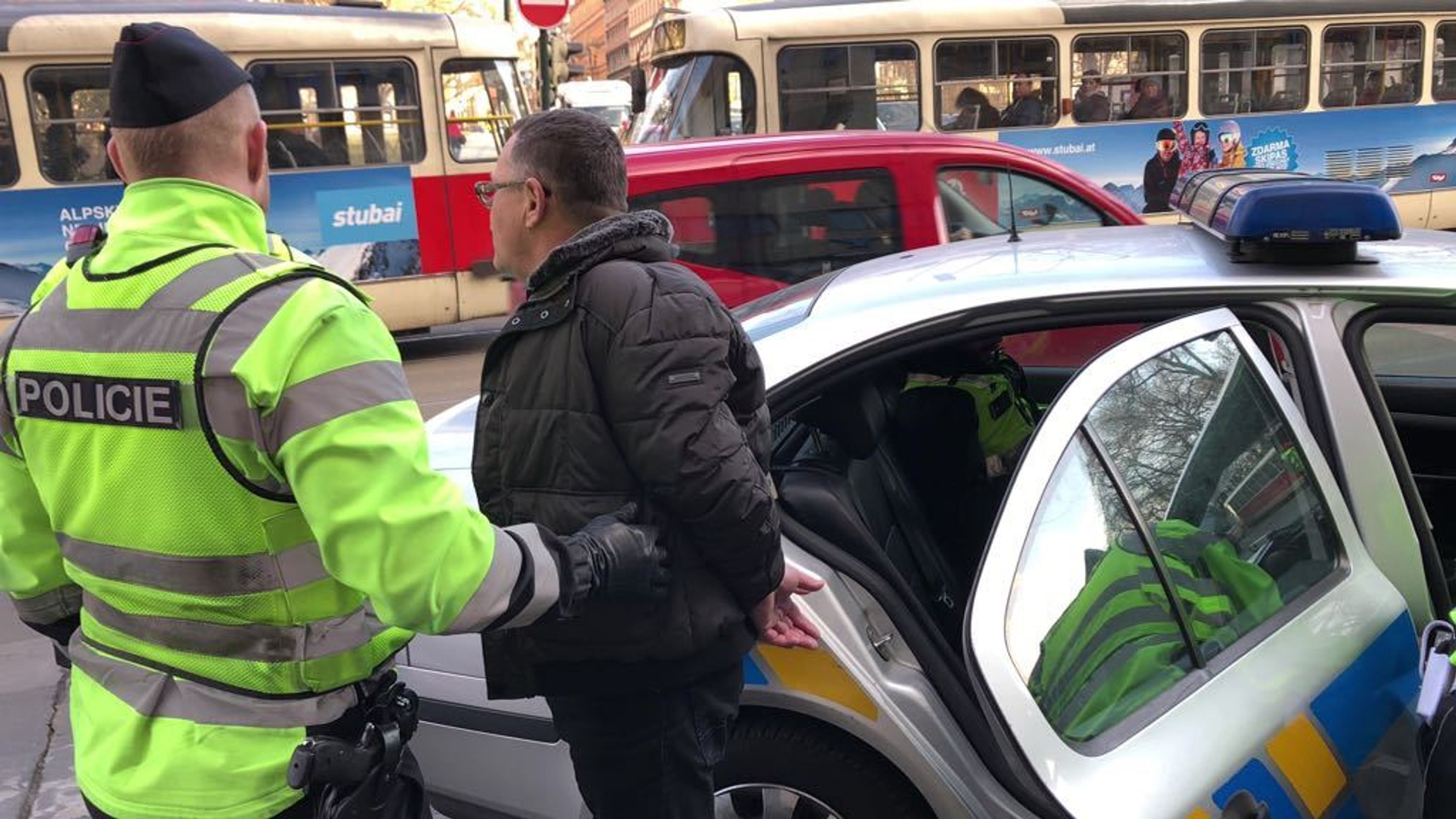 Stávka taxikářů v Lazarské ulici v Praze - 5 - GALERIE: Stávka taxikářů v Lazarské ulici v Praze (5/7)