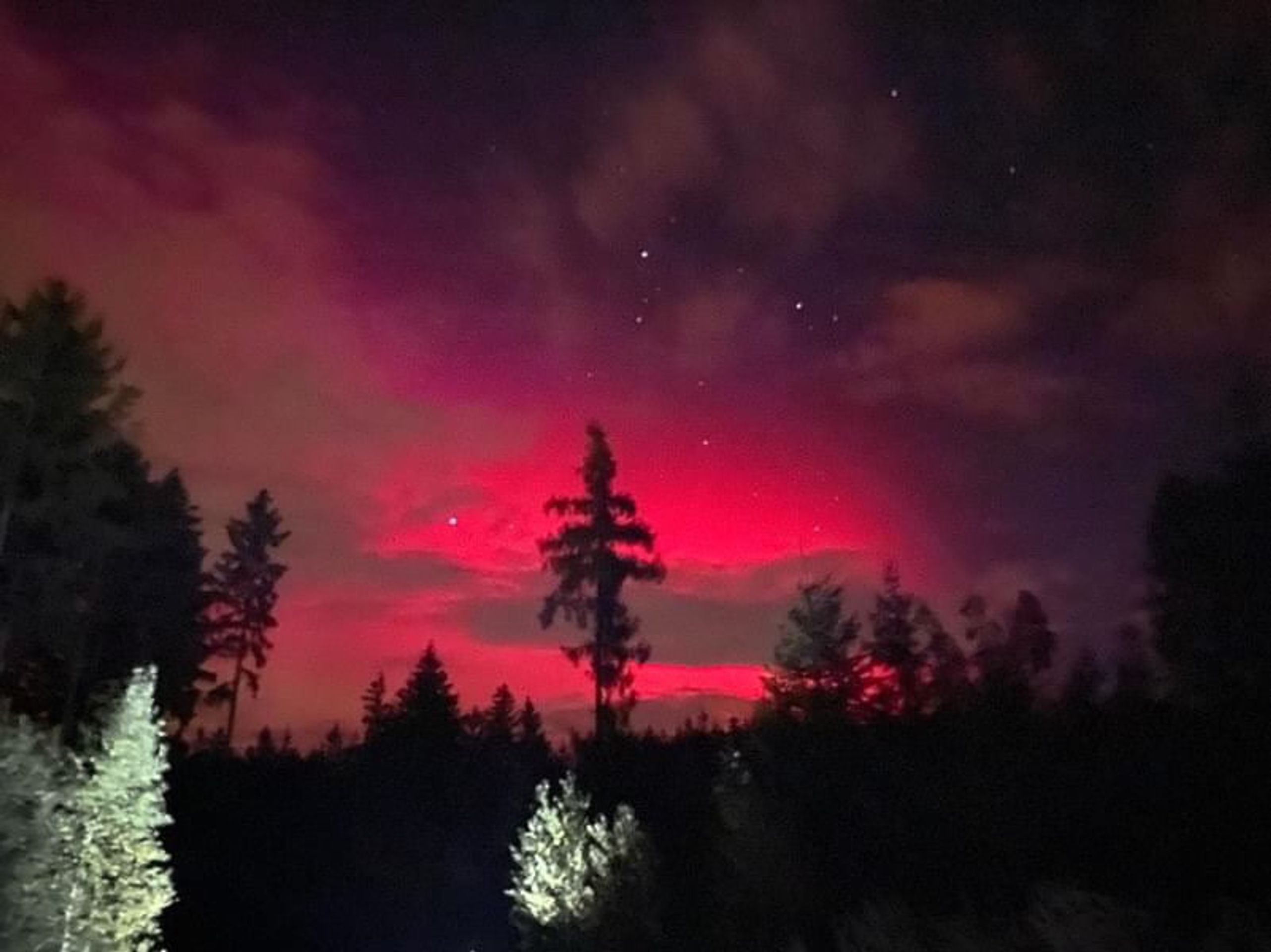 Polární záře nad Českem, Říčany - Polární záře nad Českem (10/21)