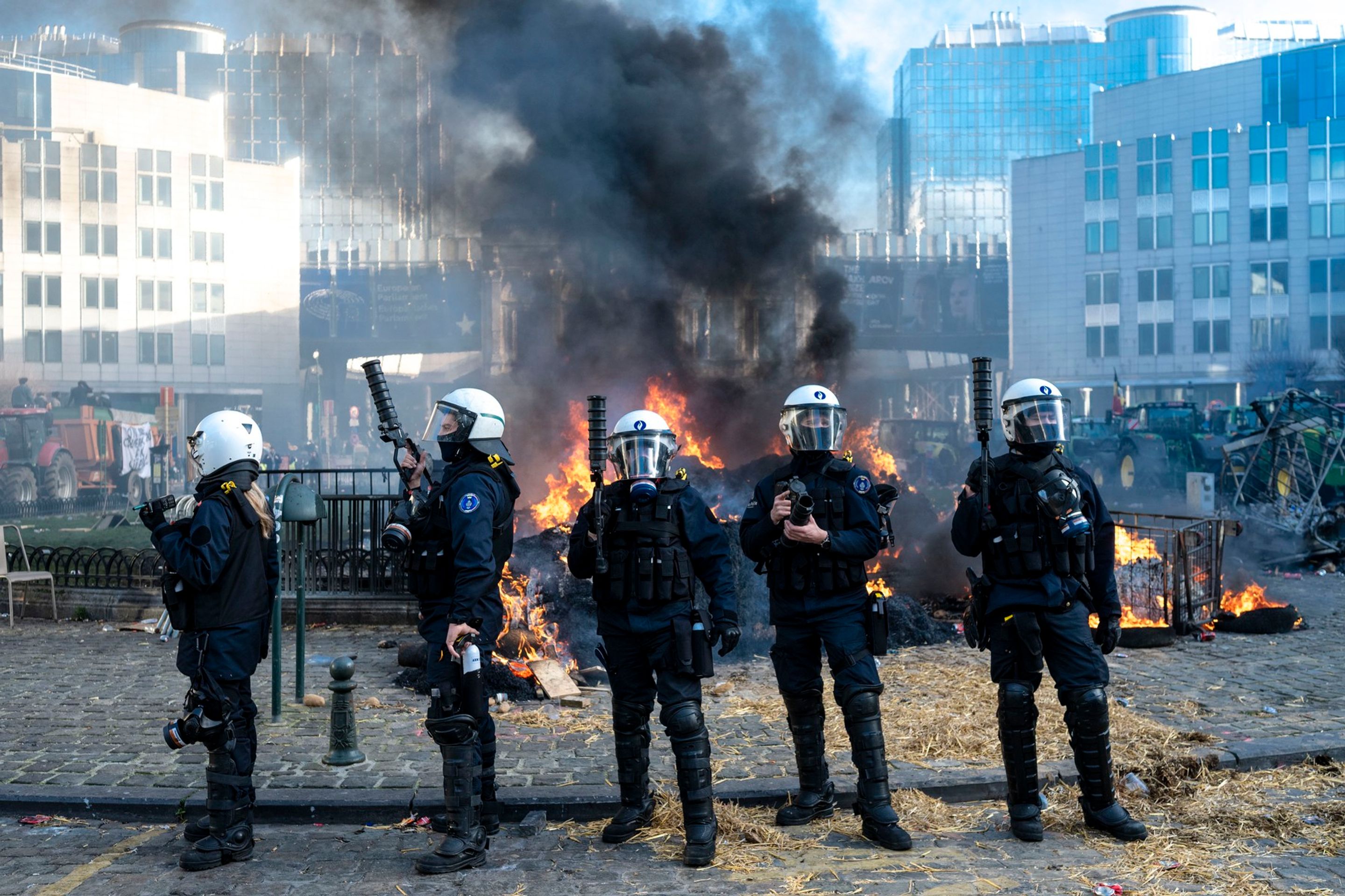 Protesty zemědělců v Bruselu - Protesty zemědělců v Bruselu (3/15)