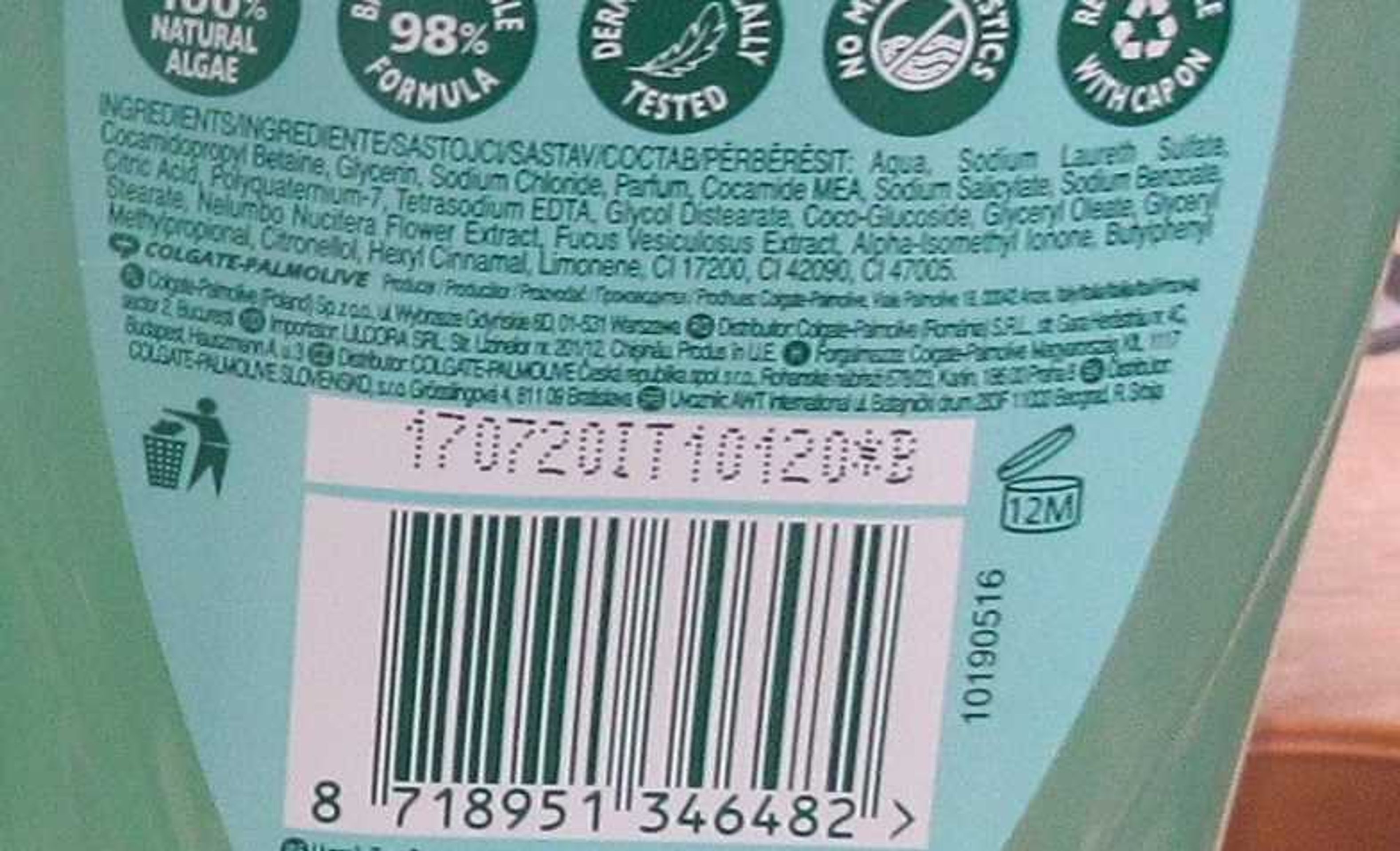 Sprchový gel Palmolive Natural Wellness (2) - Zdraví nebezpečná kosmetika (5/21)
