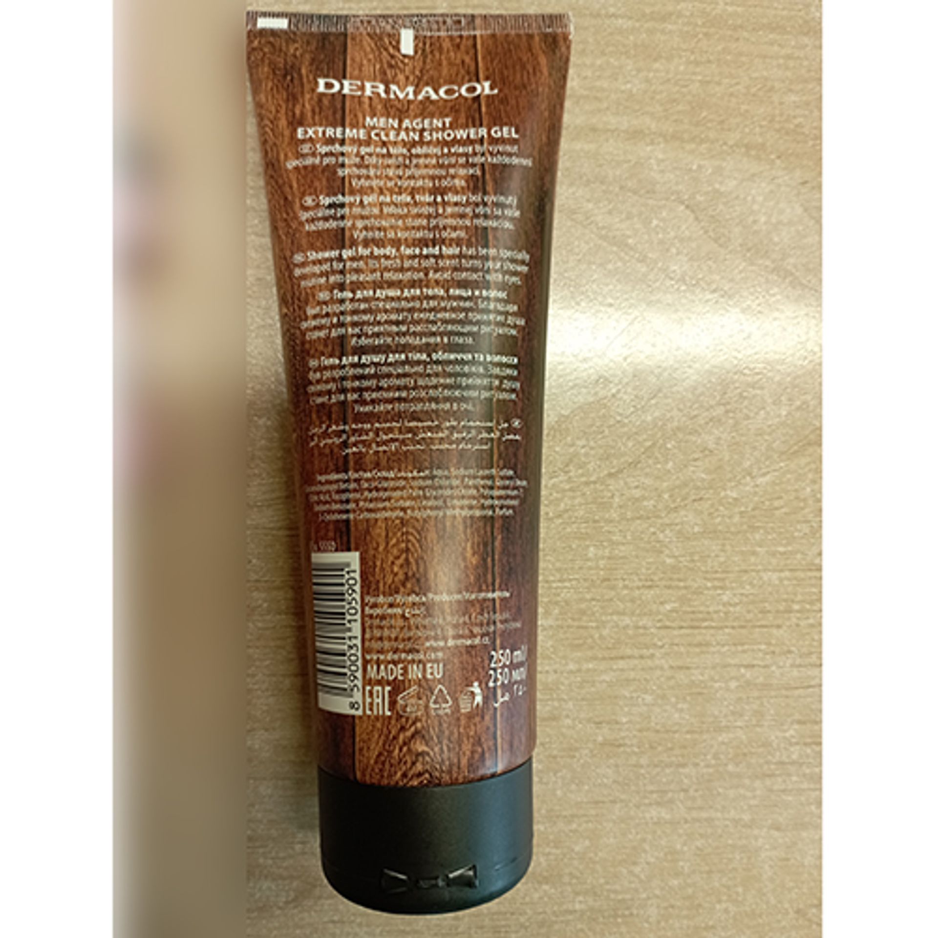 DERMACOL Sprchový gel Men Agent Extreme Clean (3) - Zdraví nebezpečná kosmetika (8/35)