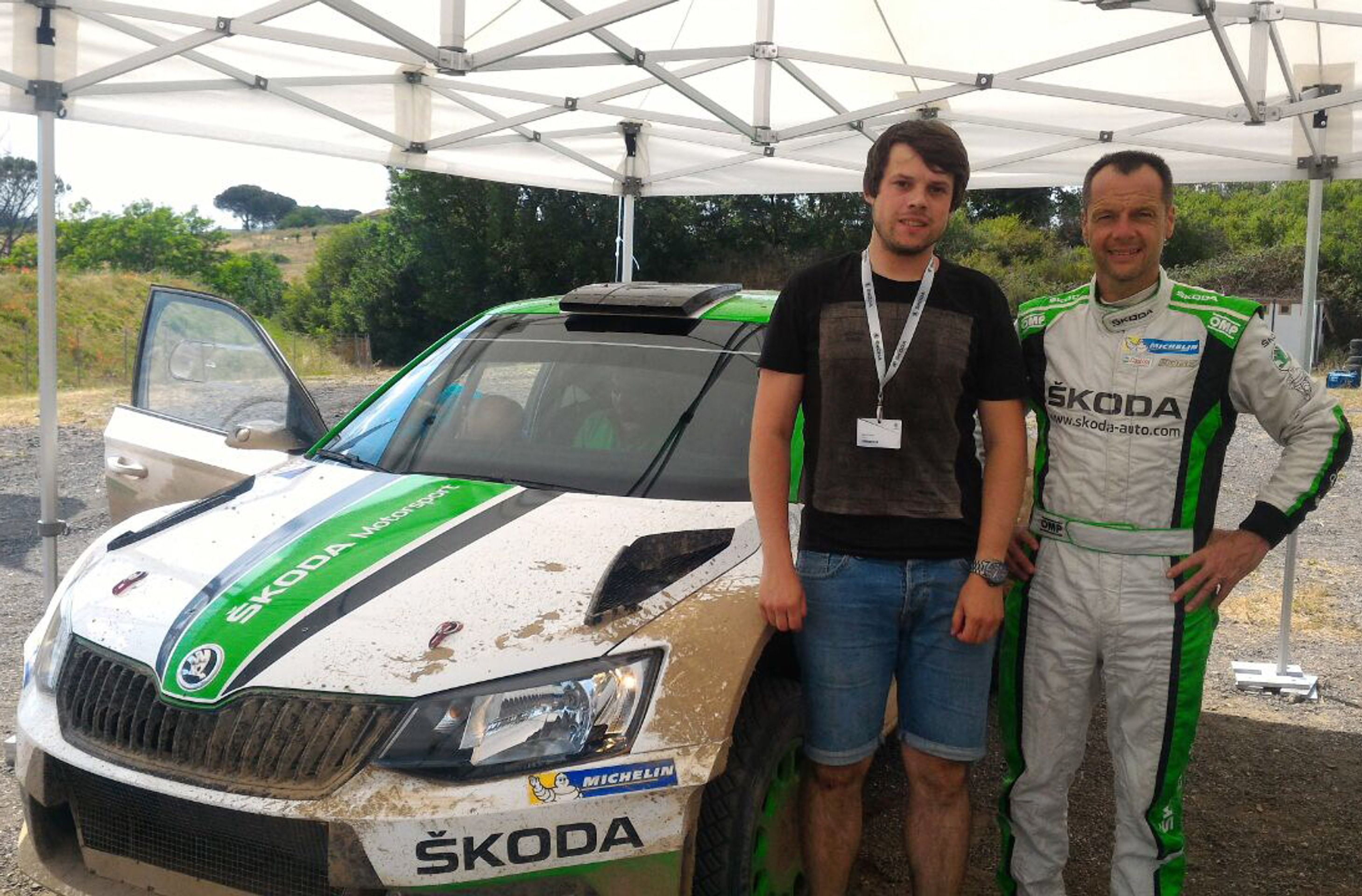 Redaktora TN.cz svezl závodník rallye - 5 - GALERIE: Redaktora TN.cz svezl závodník rallye (6/7)