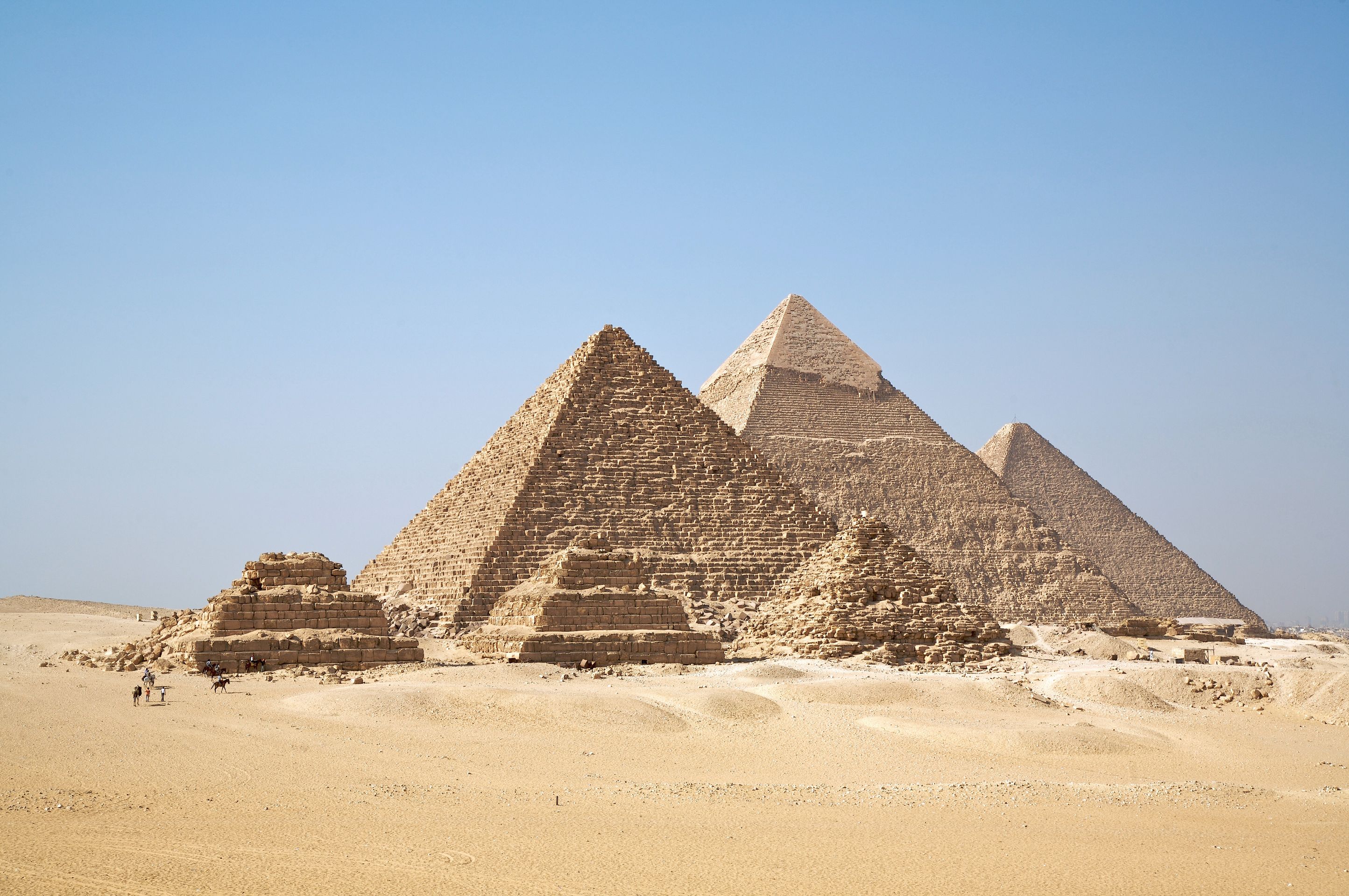 Egyptské pyramidy v Gíze - Sedm divů starověkého světa (1/7)