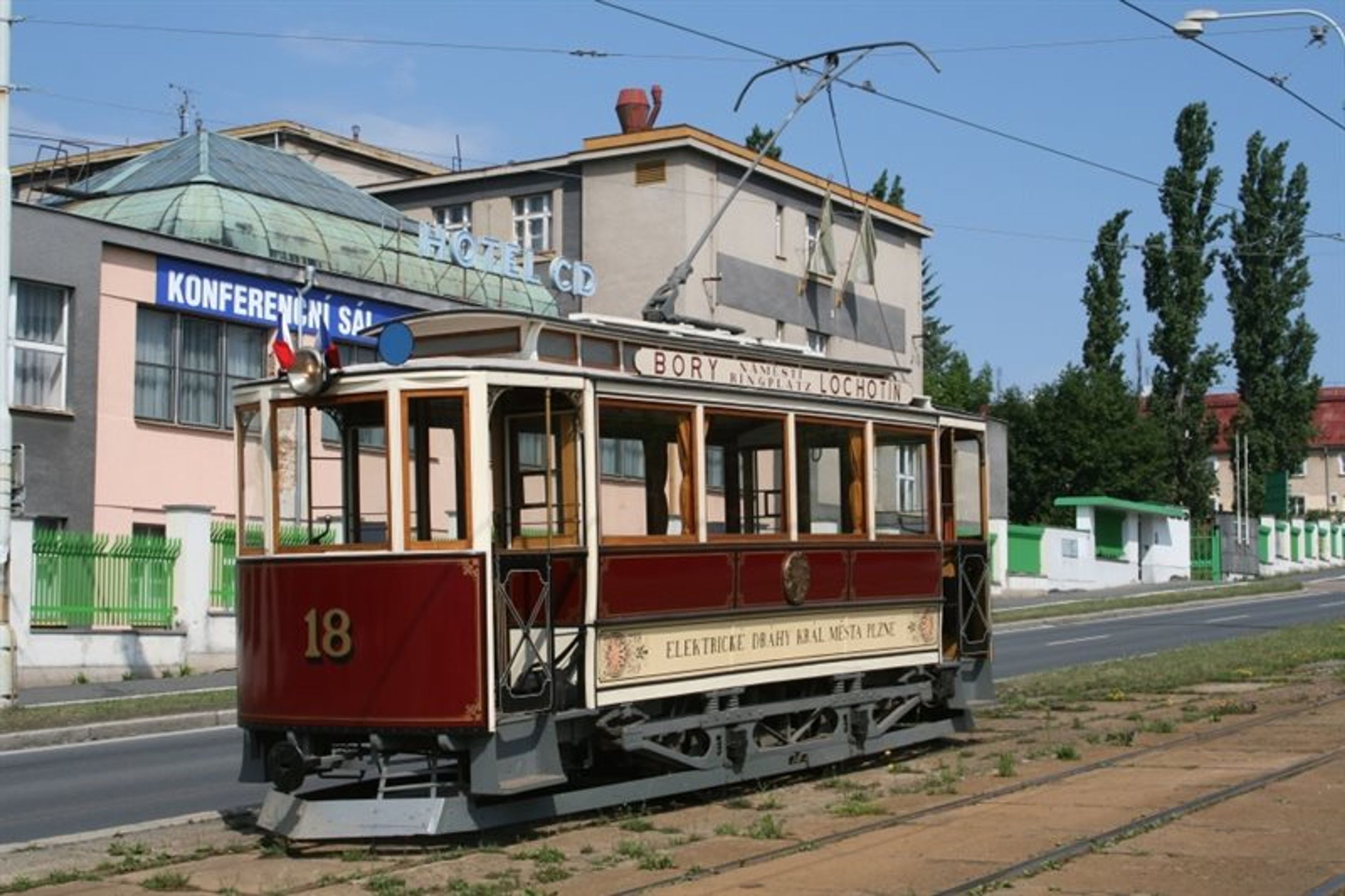 Tramvaj Křižík & Brožík č. 18 z roku 1899 - GALERIE: Plzeňské historické vozy (1/7)