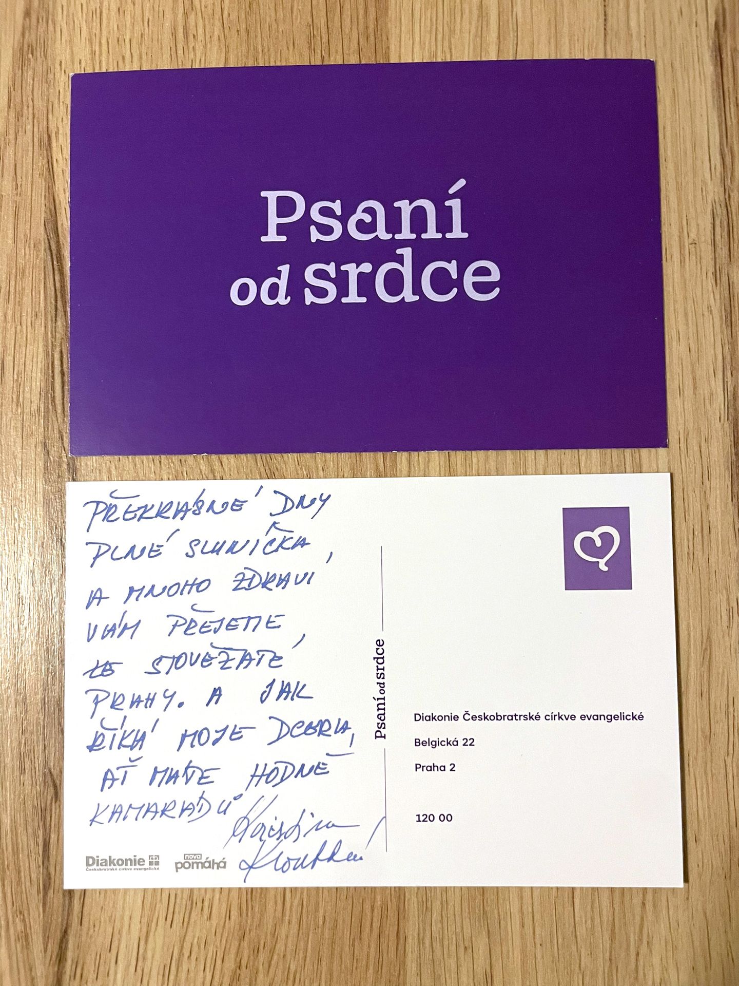 Dopis od Kristiny Kloubkové (2) - Psaní od srdce 2024 (3/8)
