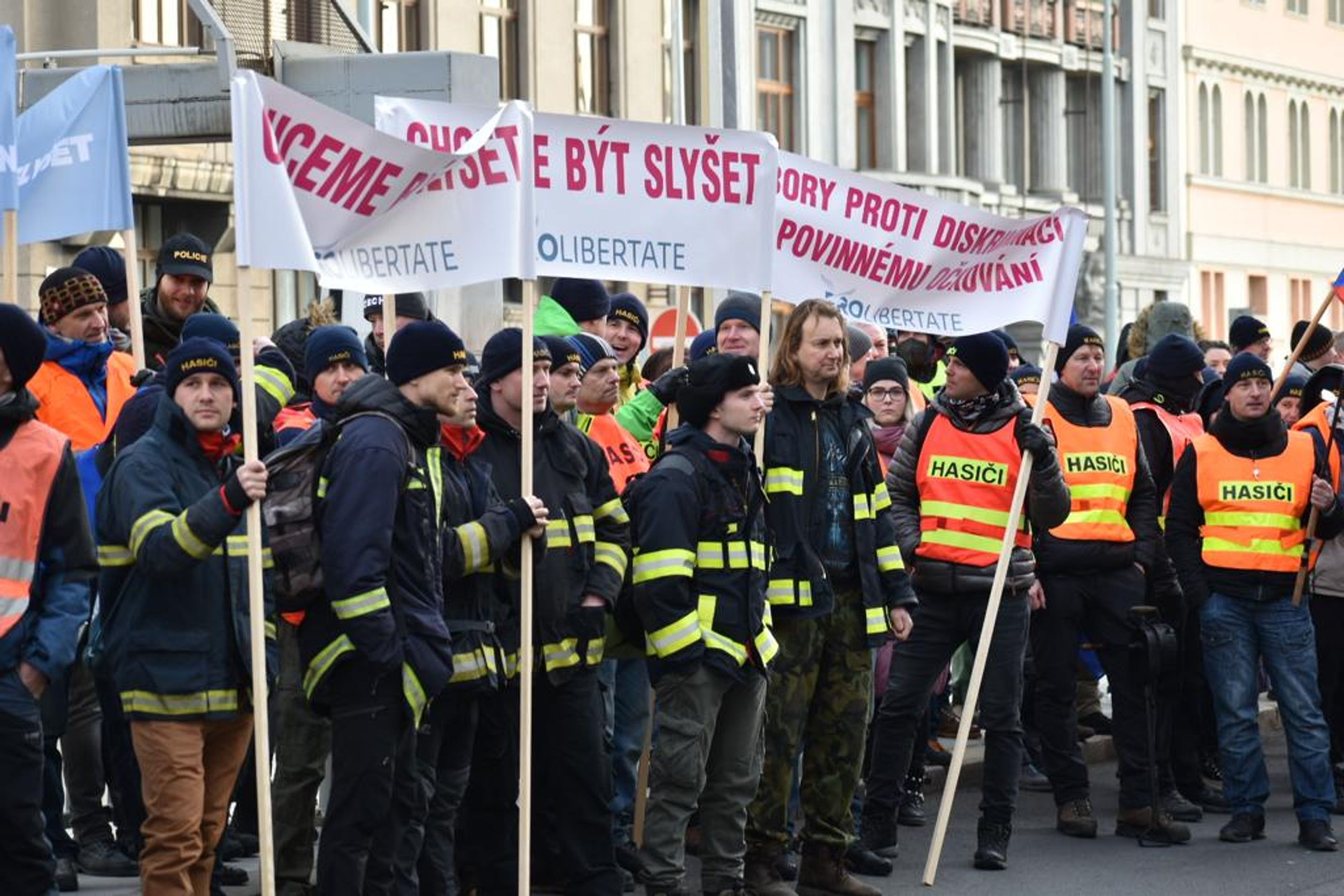 Demonstrace proti očkování před Ministerstvem vnitra (4) - Demonstrace před Ministerstvem vnitra (5/11)