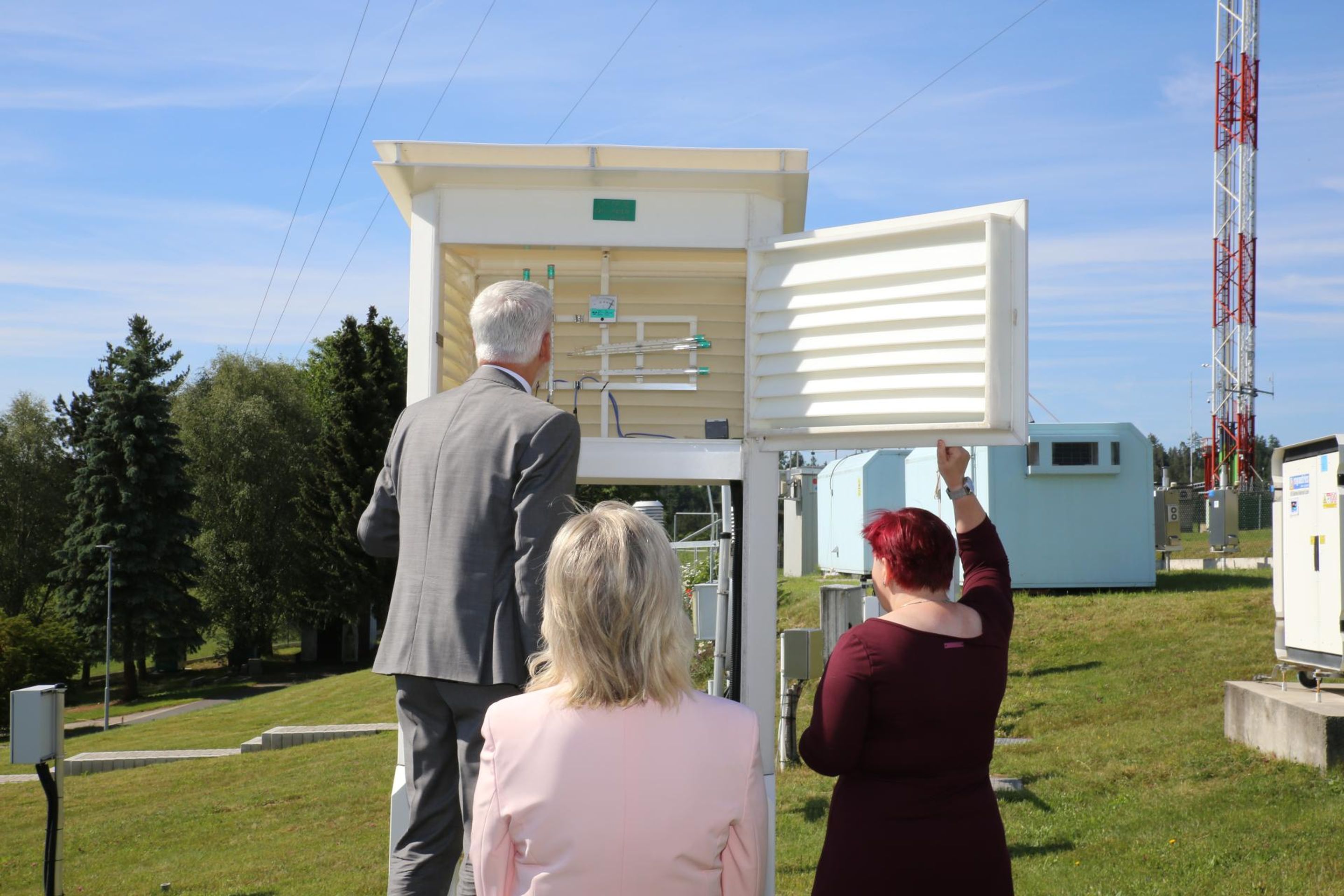 Petr Pavel na observatoři Košetice - Petr Pavel na observatoři Košetice (7/12)