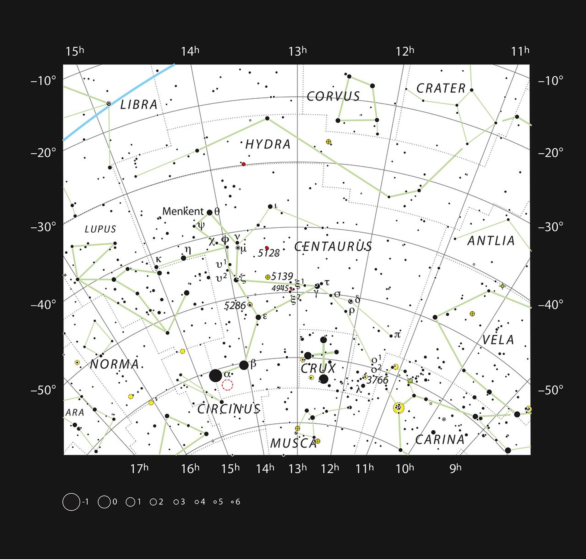 Souhvězdí kentaura - GALERIE: Vědci nalezli novou exoplanetu u sousední hvězdy (3/7)