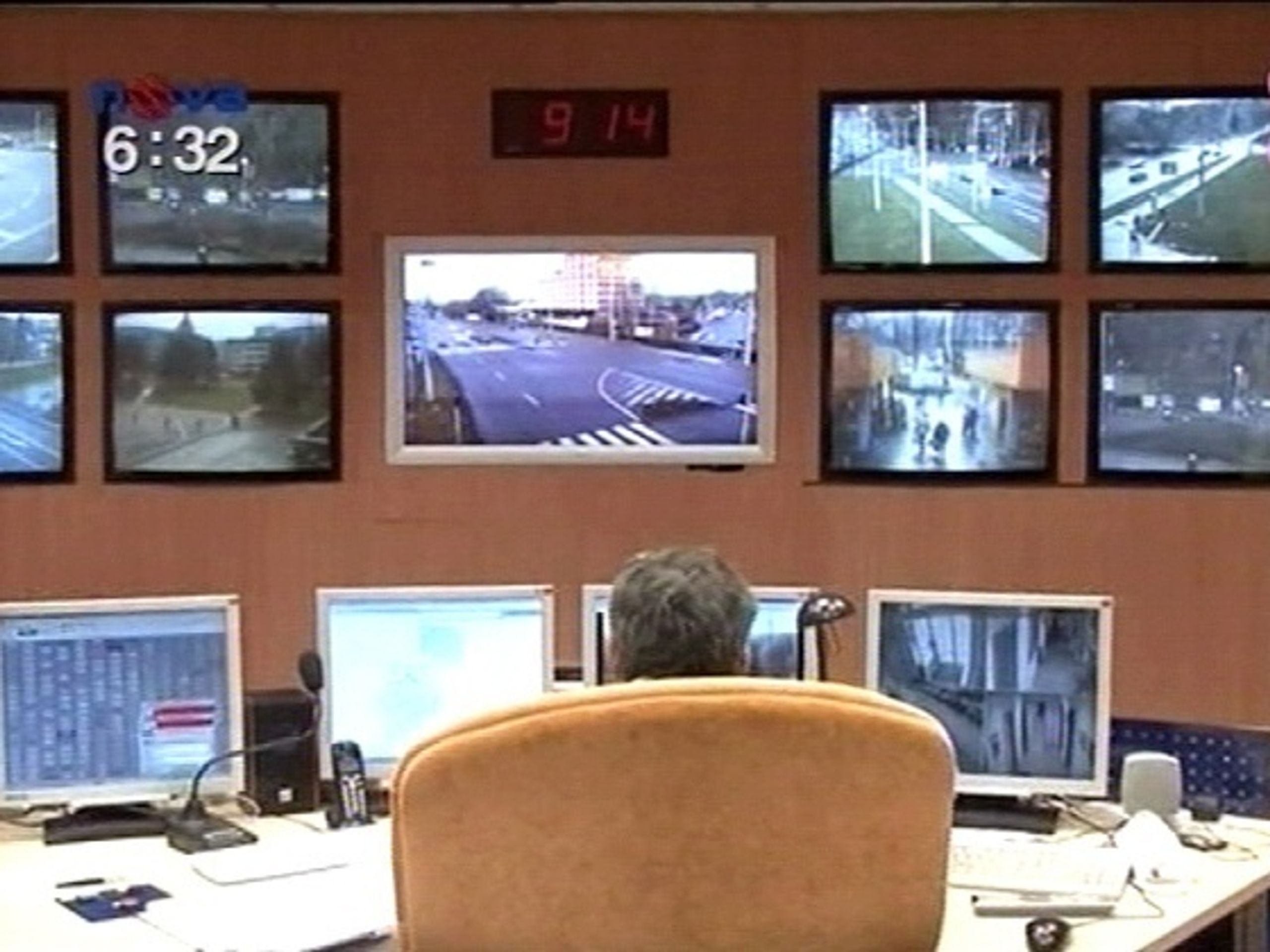 Kamerový systém pomáhá dohlížet na dopravní situaci ve Zlíně. - Zlínské řidiče hlídají kamery (2/2)