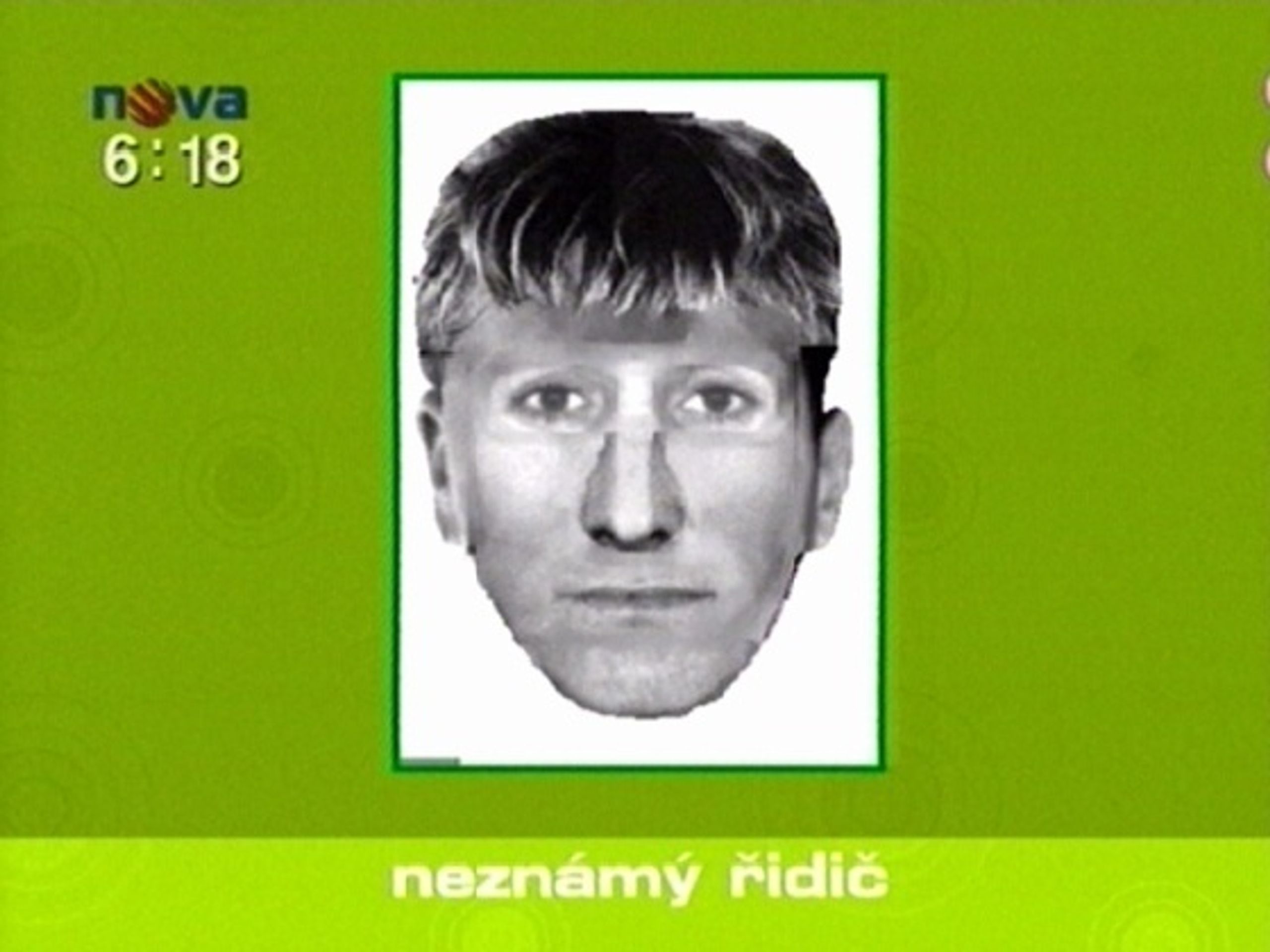 Portrét muže, který usmrtil chodce a ujel. - Policie pátrá po mladíkovi, který usmrtil chodce a ujel (1/2)