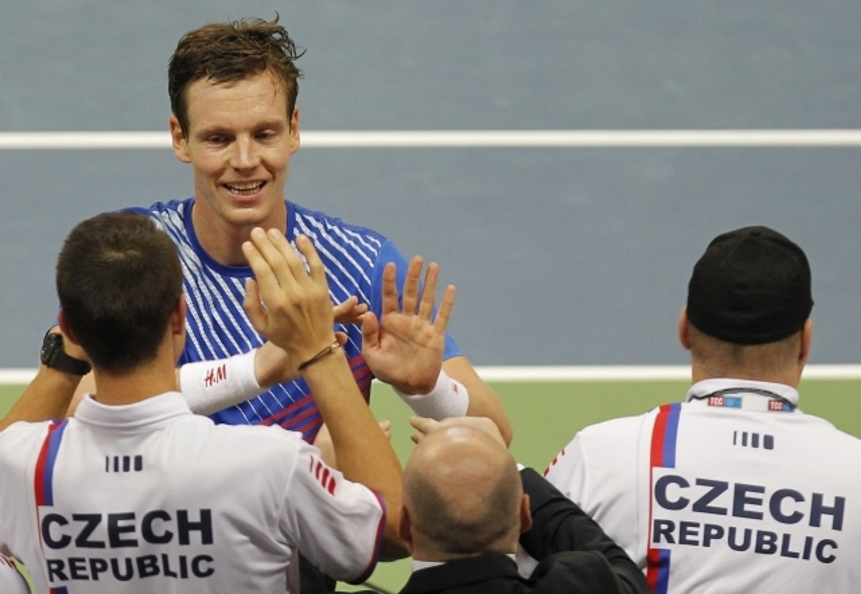 Berdych - Lajovič - 5 - GALERIE: První den finále finále Davis Cupu (8/12)