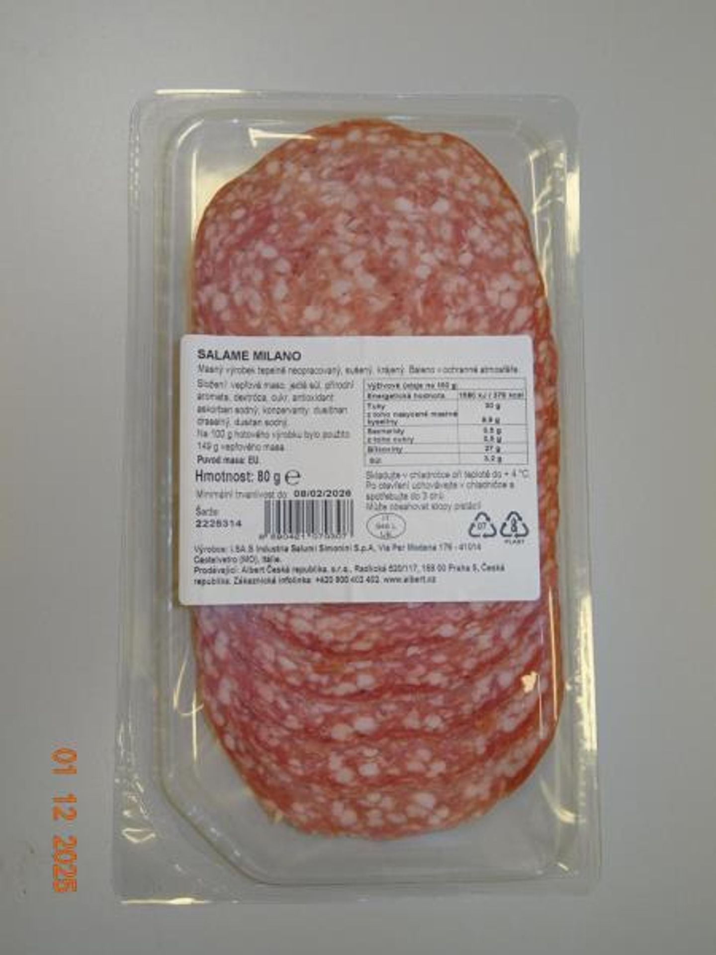 Excellent EVERYDAY SPECIAL SALAME MILANO - Závadné potraviny (5/5)